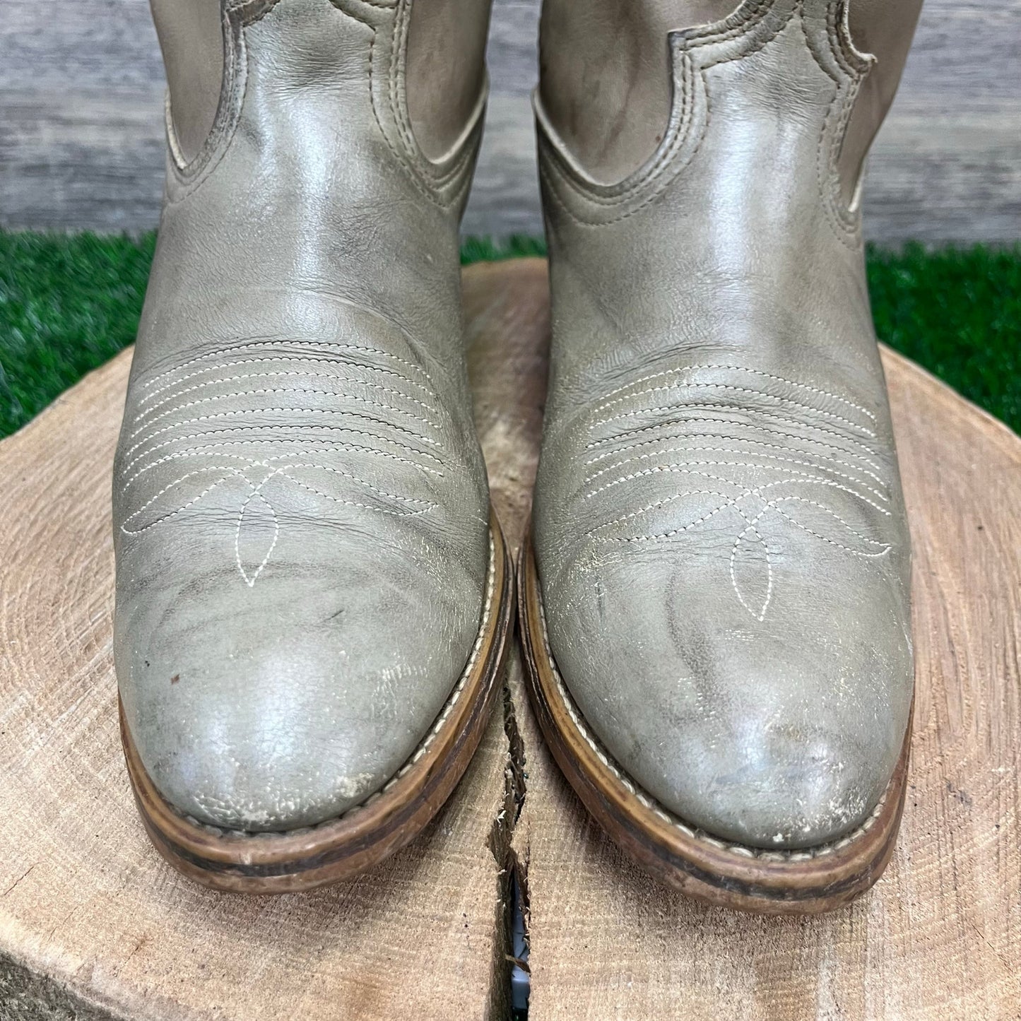 Dingo Men - Size 11B - Vintage Gray Marbled Cowboy Boots Style 590