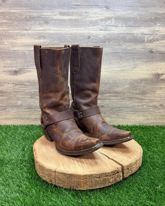 Ariat Women - Size 8.5B - Brown Harness Western Cowboy Boots 10010260