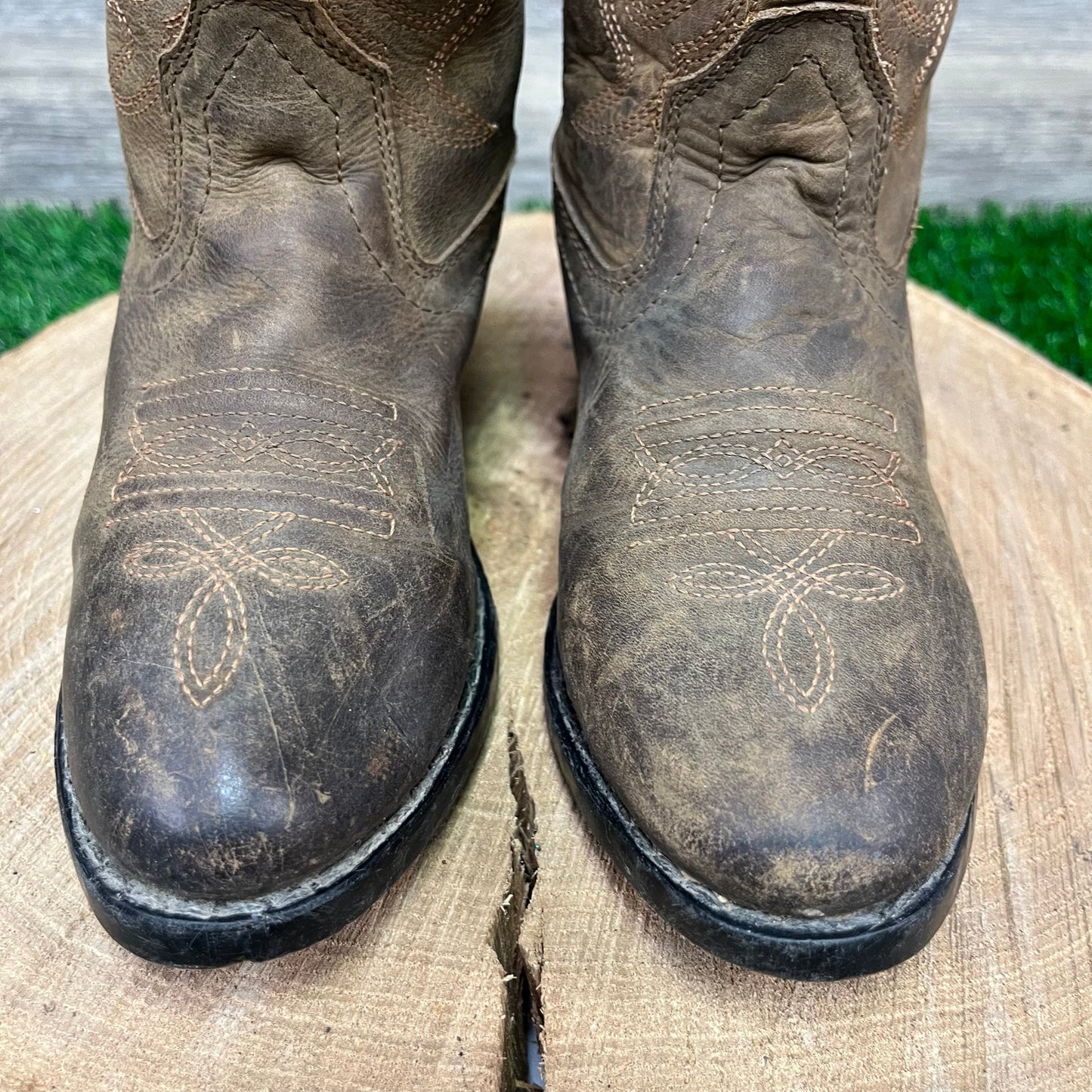 Smoky Mountain Youth - Size 13D - Brown Cowboy Boots Style 3034C