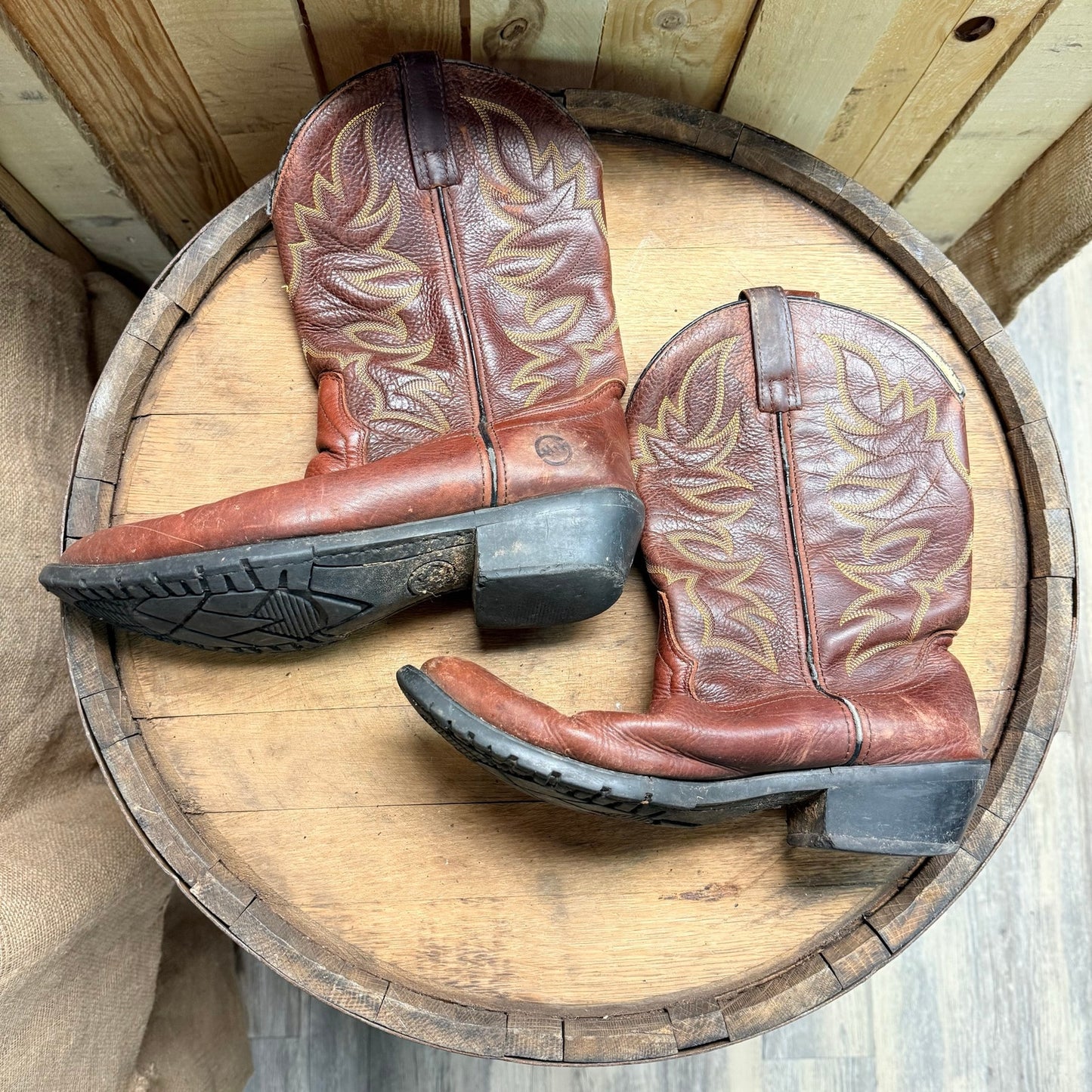Double H Men - Size 11D - Brown Western Cowboy Boots DH3200
