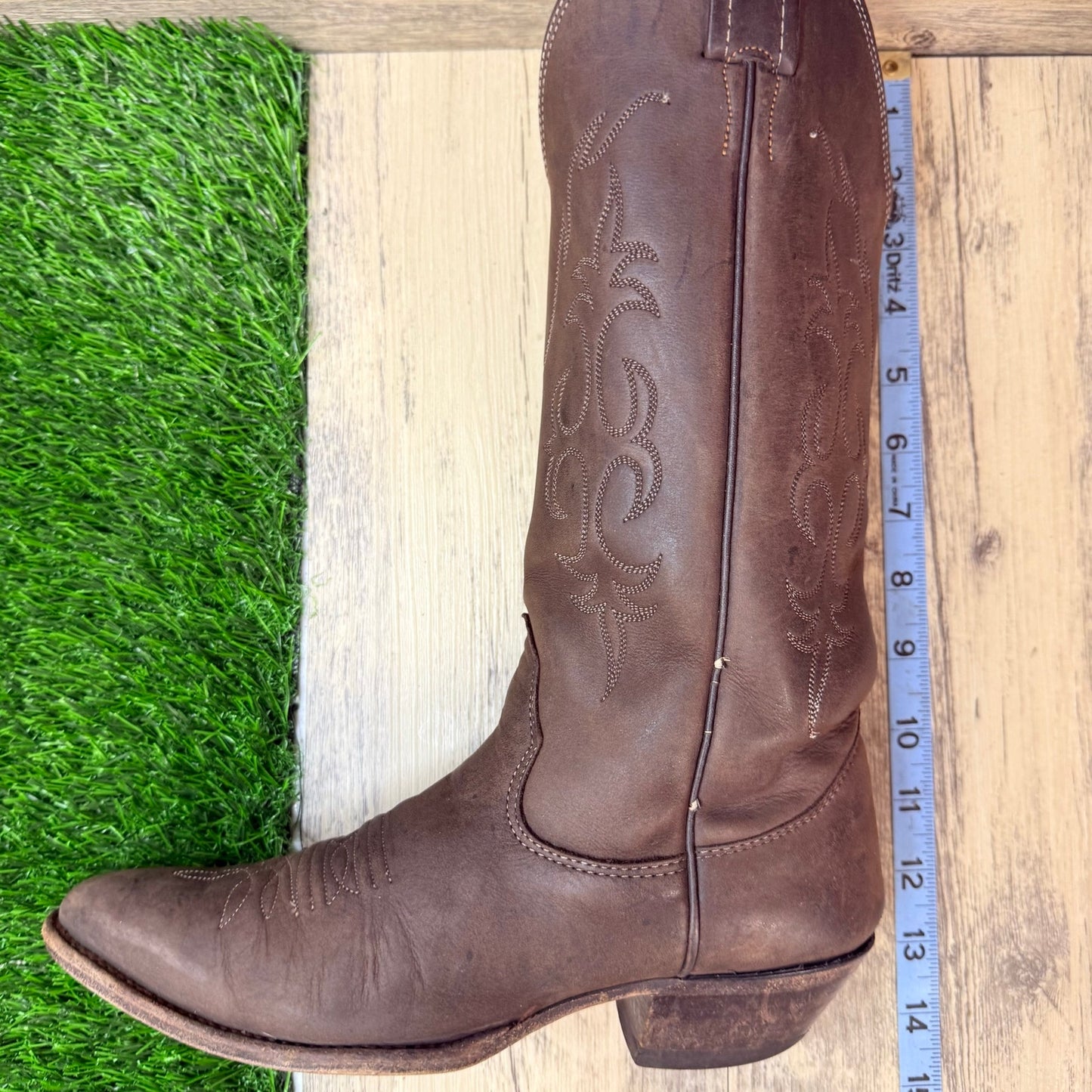 Nocona Women - Size 6B - Vintage Dark Brown Western Cowboy Boots 13662