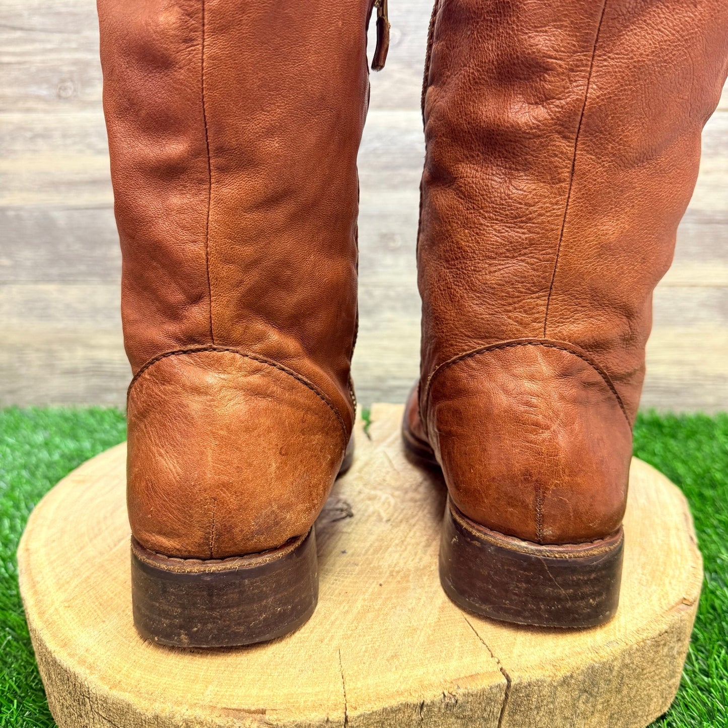 Vince Camuto Women - Size 10 - Brown Riding Zipper Boots