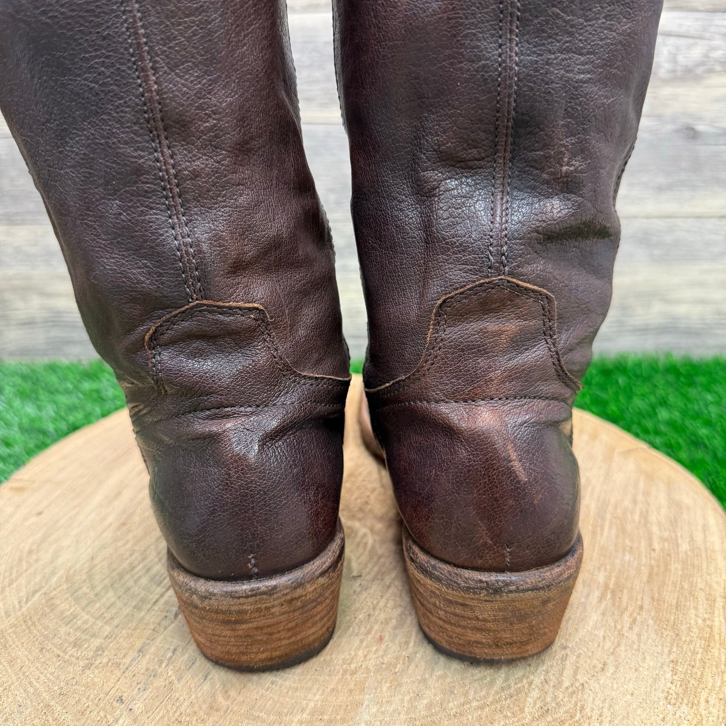 Frye Women - Size 6B - Dark Brown Soft Slouch Boots Style 77687