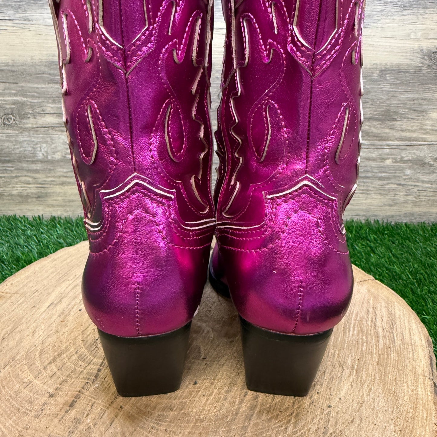Dolce Vita Women - Size 7.5 - Hot Pink Faux Leather Boots