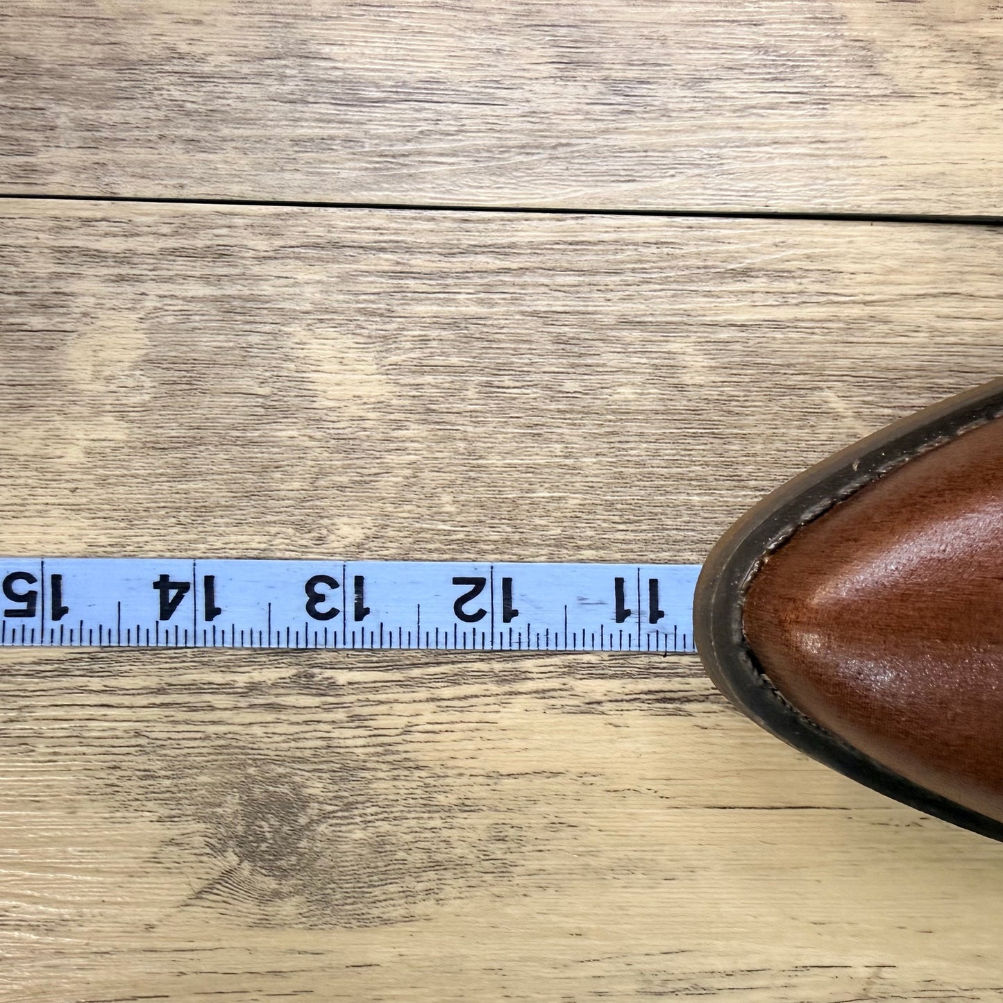 Unknown Women - Size 7.5 - Brown Faux Leather Cowboy Boots