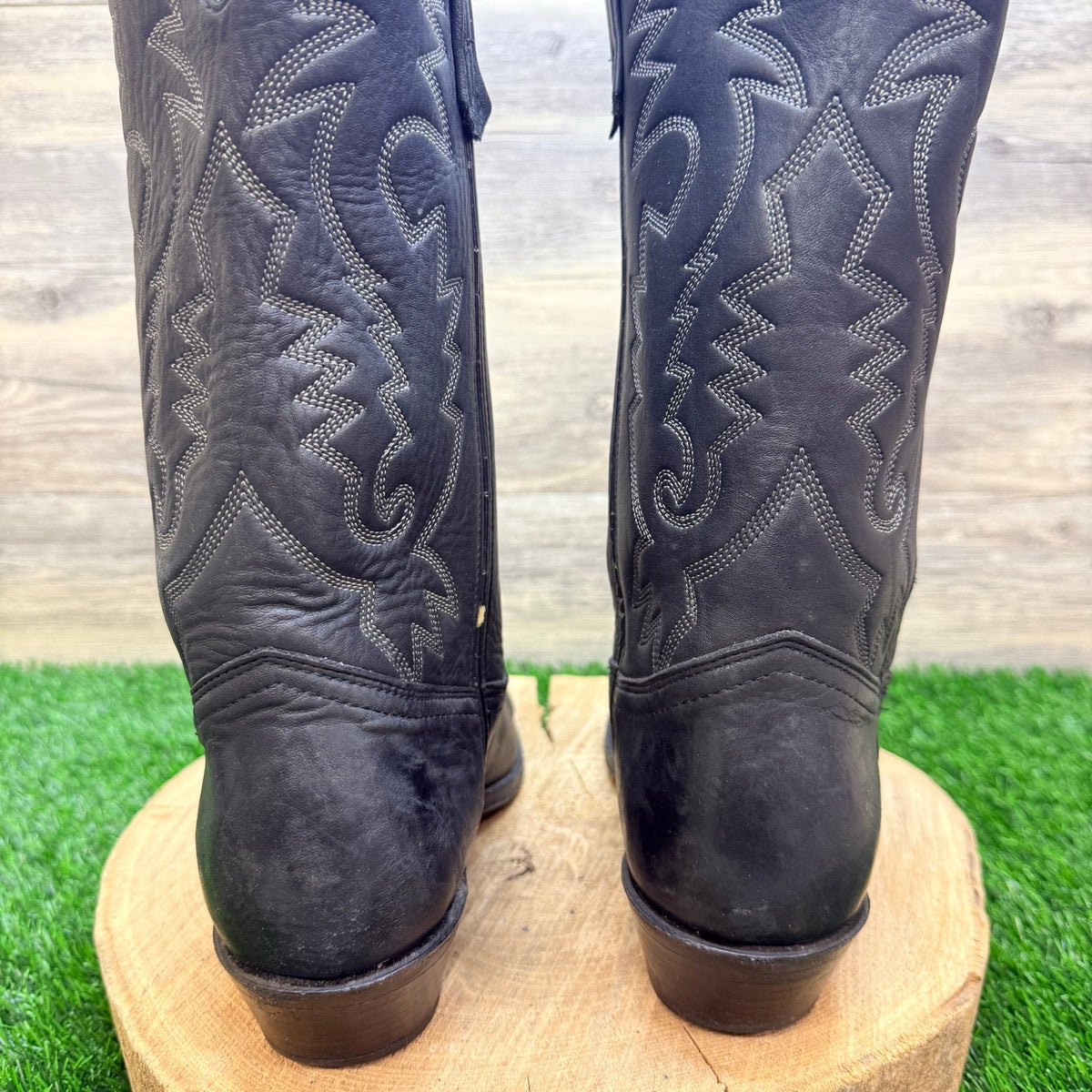 Unknown Men - Size 10D - Soft Black Western Cowboy Boots 76144