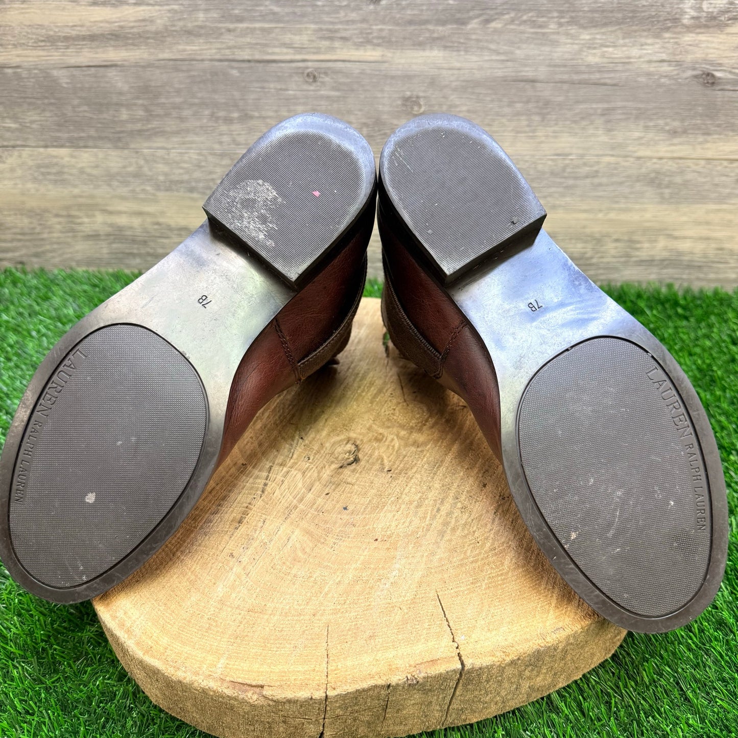 Ralph Lauren Women - Size 7B - Brown Ankle Boots Kaliyah