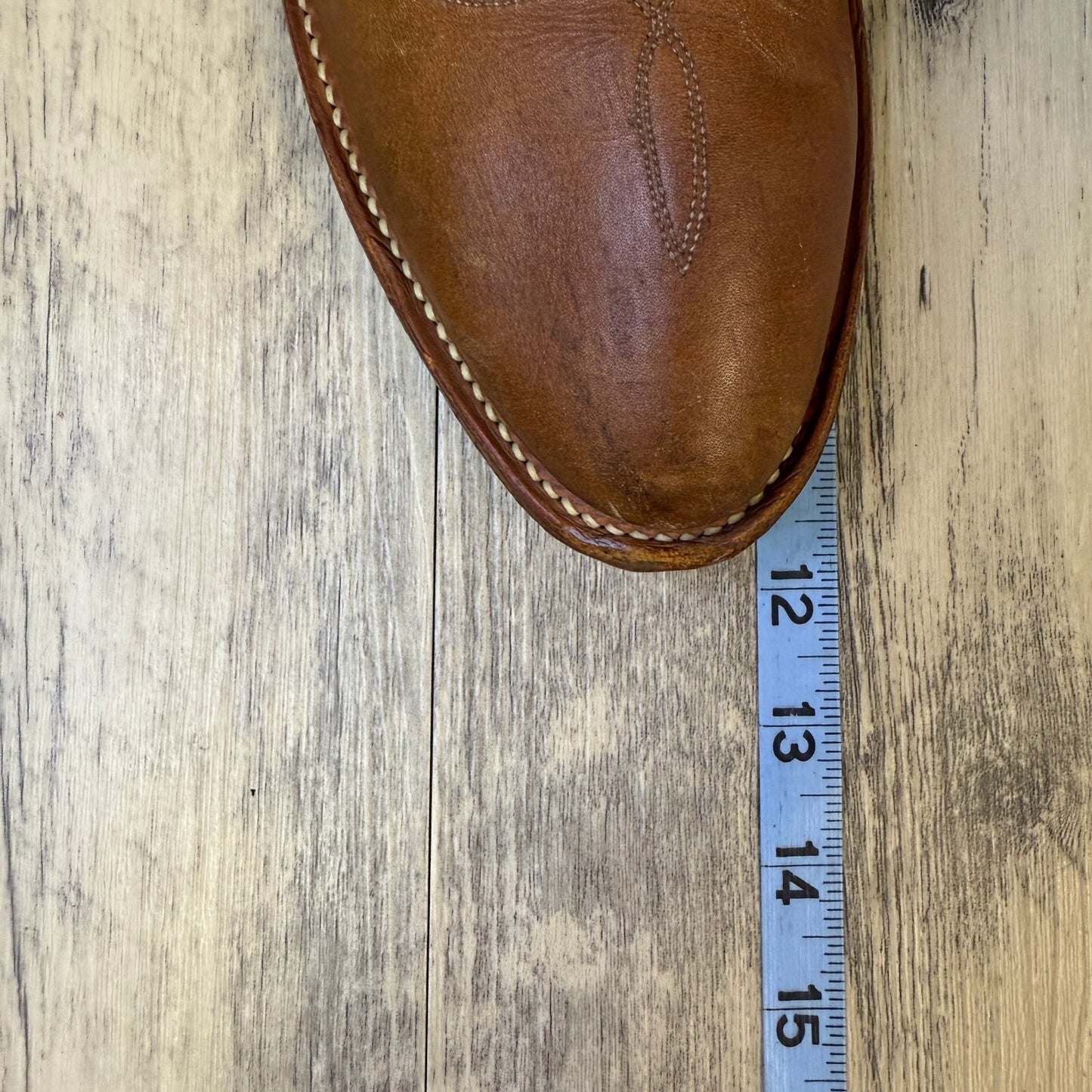 Justin Men - Size 9.5D - Brown Rancher Cowboy Boots Style 1173