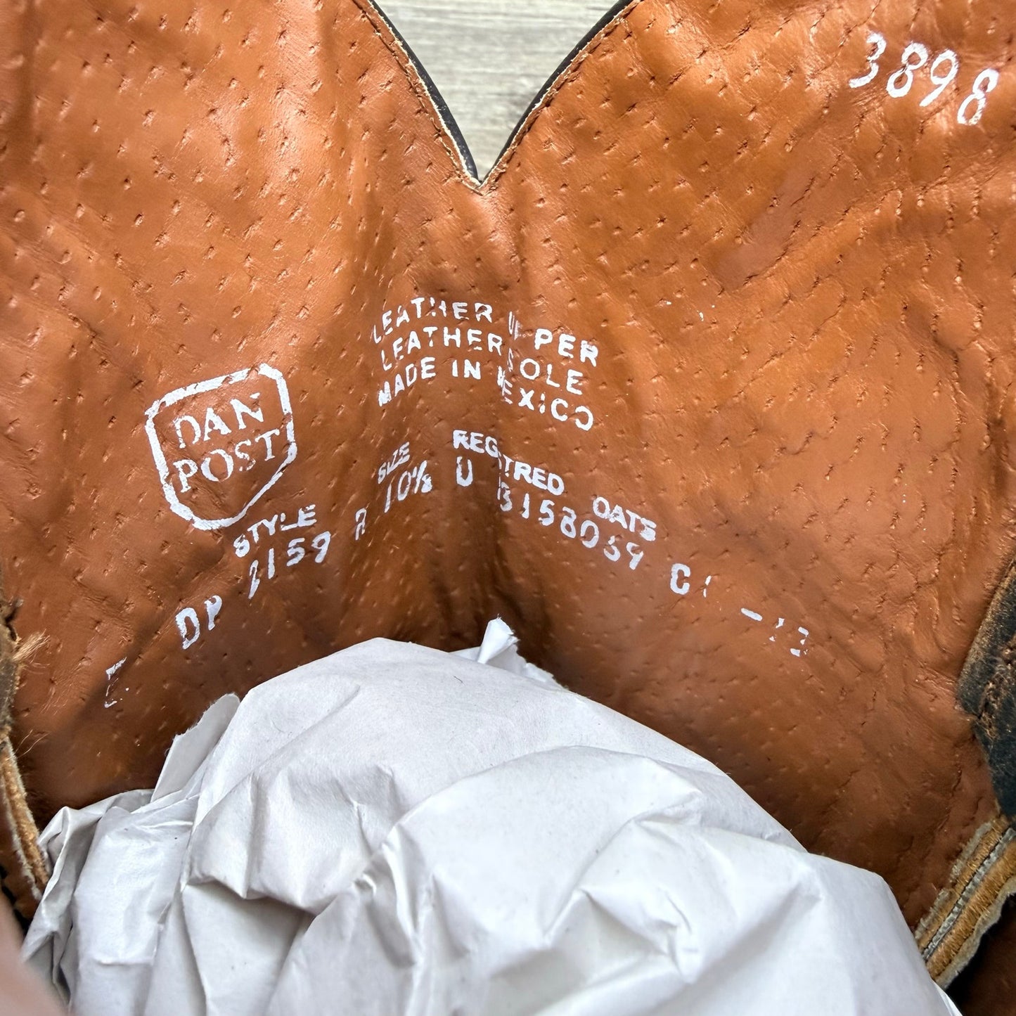 Dan Post Men - Size 10.5D - Brown Renegade Western Cowboy Boots DP2159