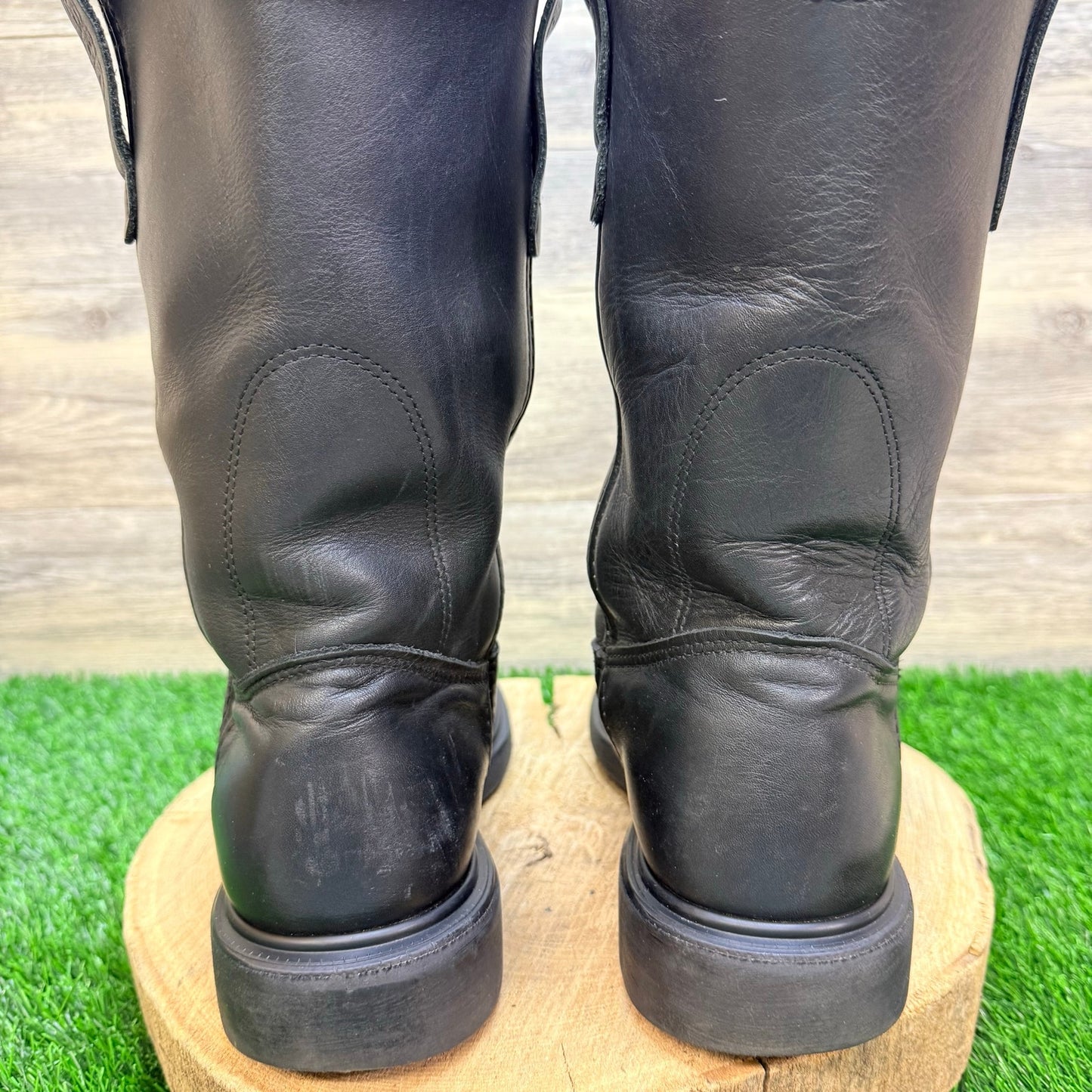Red Wing Men - Size 9.5D - Black Pecos Work Boots 9389450