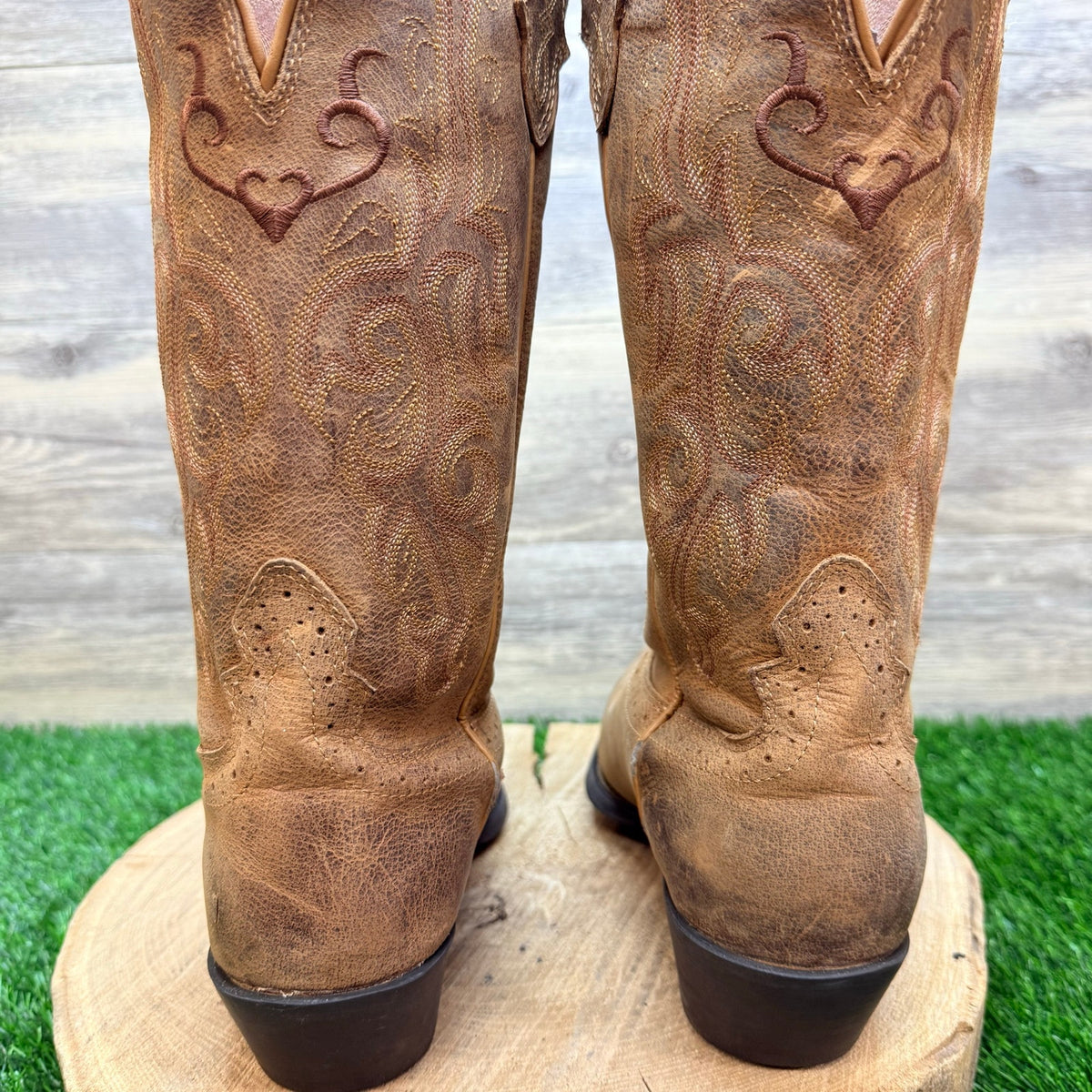 Justin Women - Size 8B - Brown McKayla Western Cowboy Boots L2561