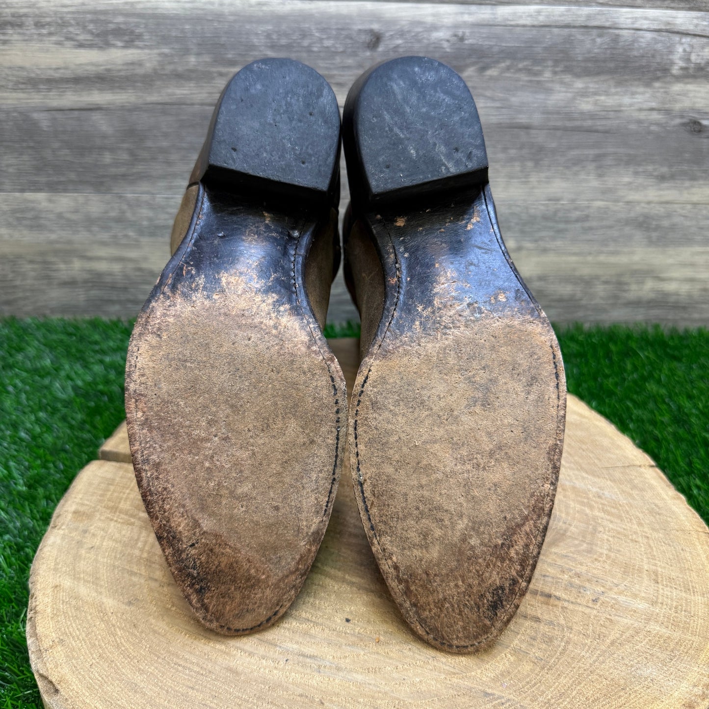 Justin Women - Size 8B - Brown Apache Cowboy Boots Style L4934