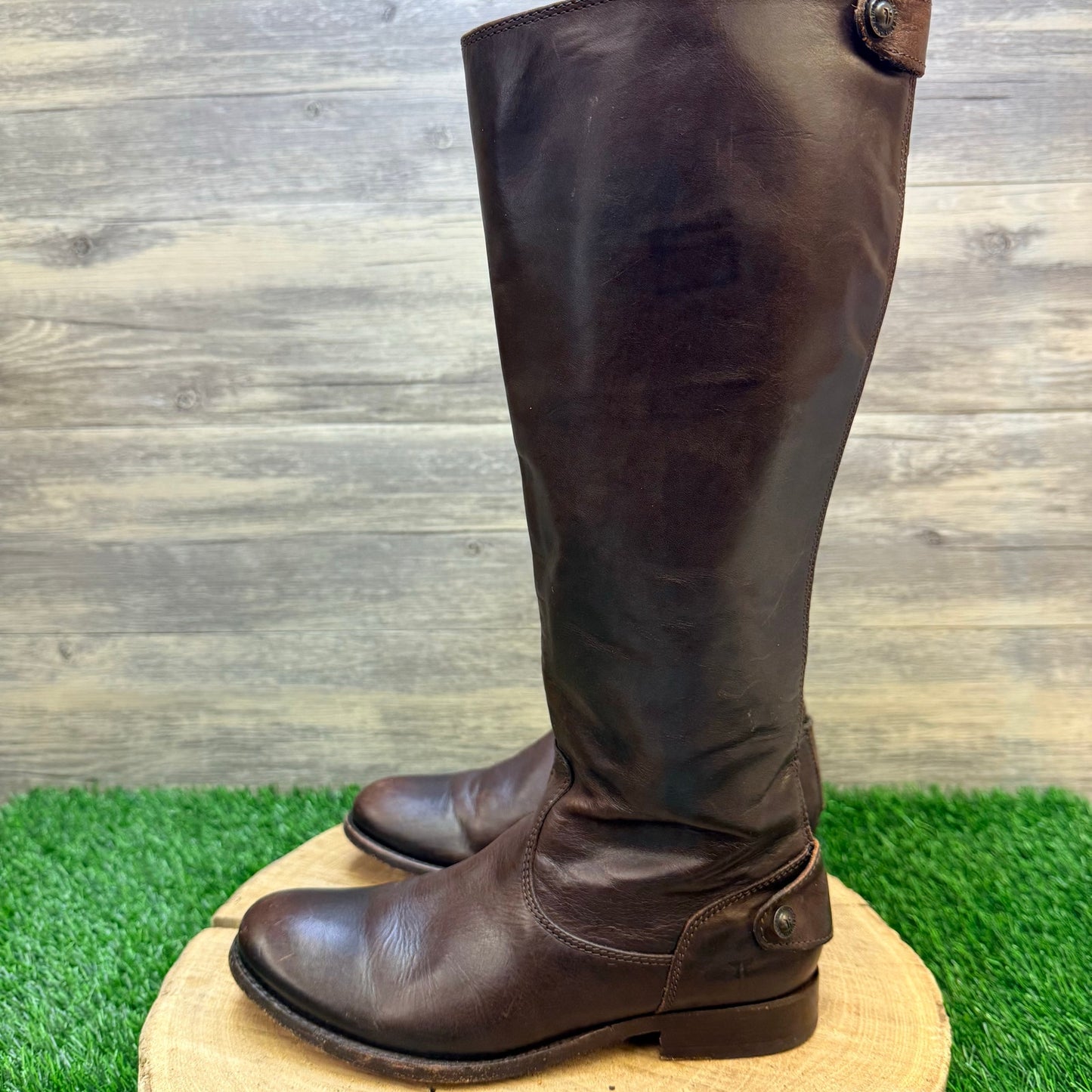 Frye Women - Size 6B - Brown Lindsay Riding Boots 76431