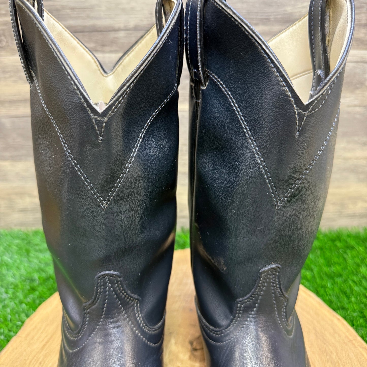 Laredo Women - Size 7.5M - Vintage Blue/Black Roper Cowboy Boots Style 36009