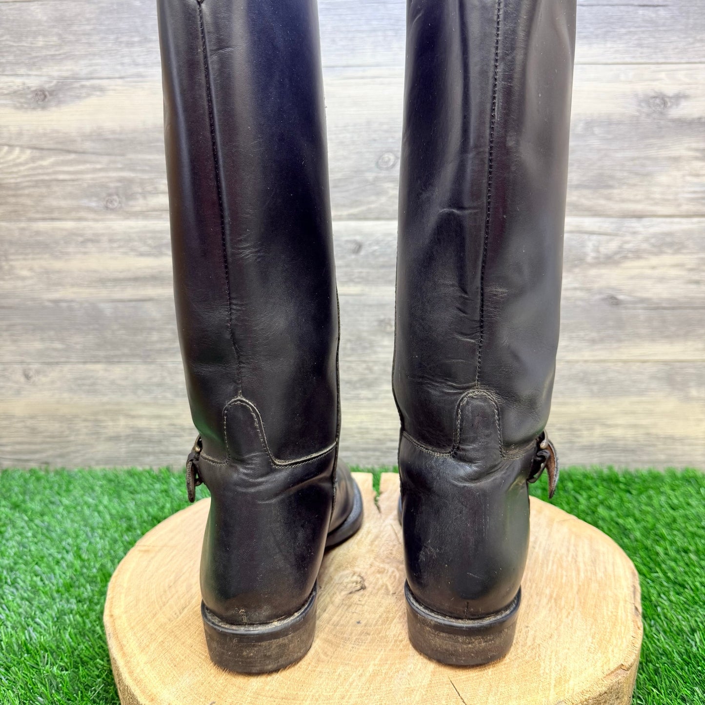 Nine West Women - Size 7M - Black Riding Boots Antonia
