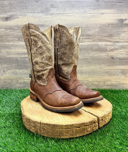 Eduardo’s Women - Size 6 - Brown Snip Toe Cowboy Boots 495