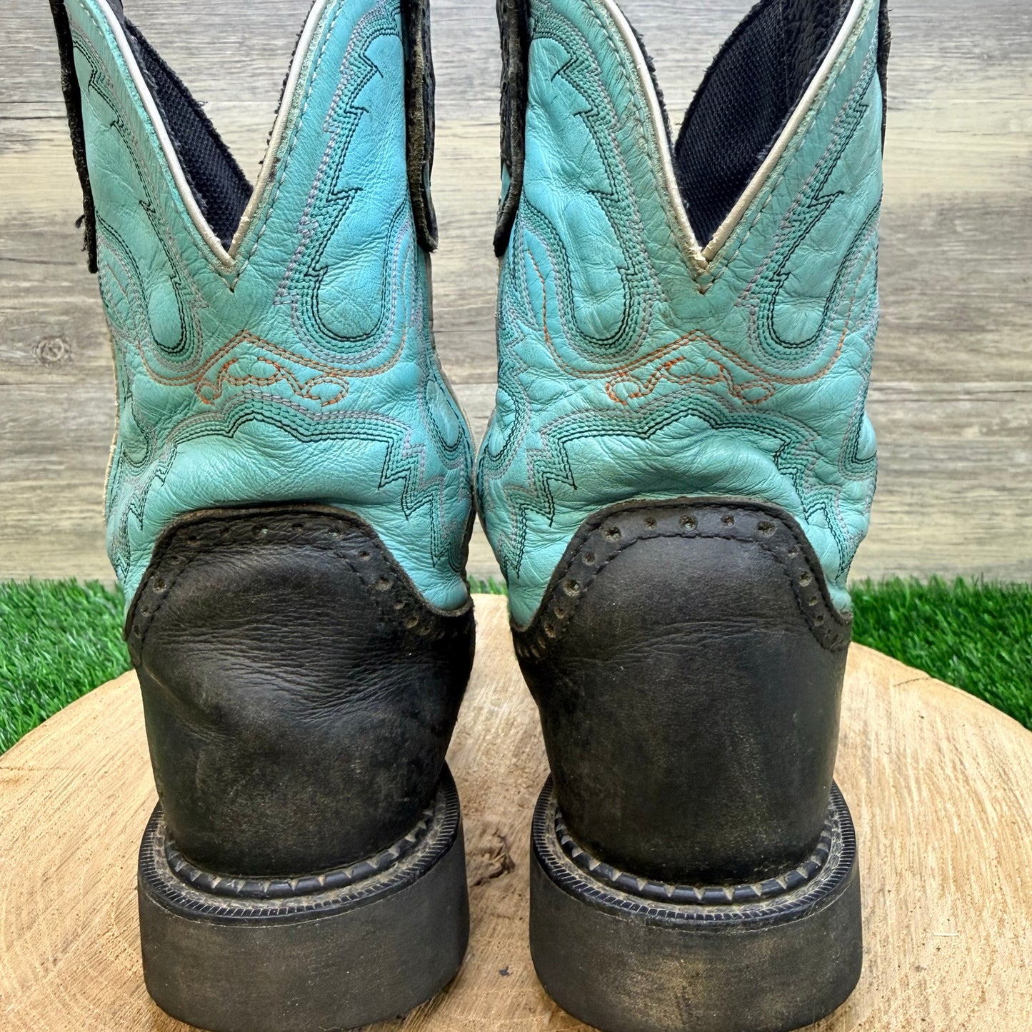 Justin Gypsy Women - Size 5B - Blue / Black Cowboy Boots L9905