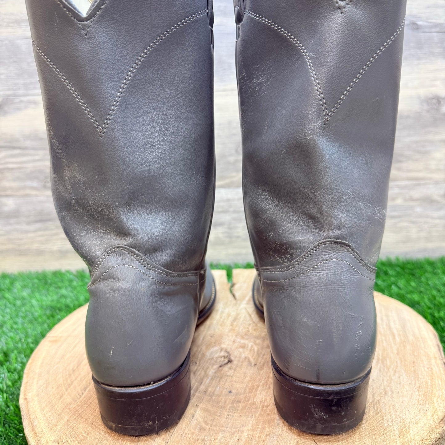Laredo Women - Size 8.5M - Vintage Gray Roper Cowboy Boots 6952