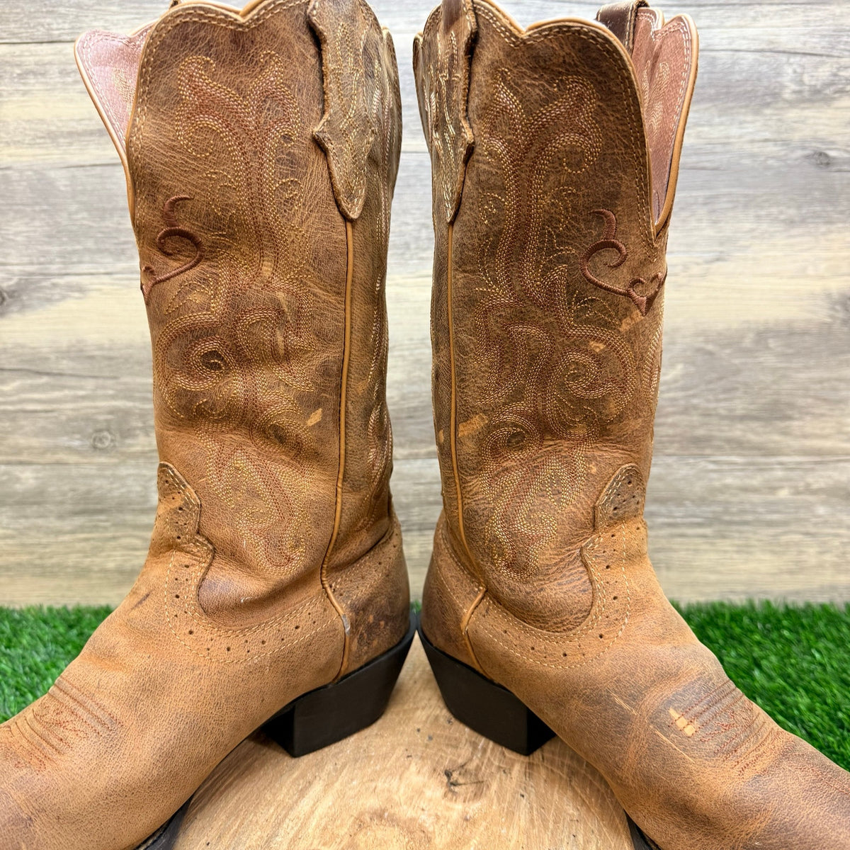 Justin Women - Size 8B - Brown McKayla Western Cowboy Boots L2561