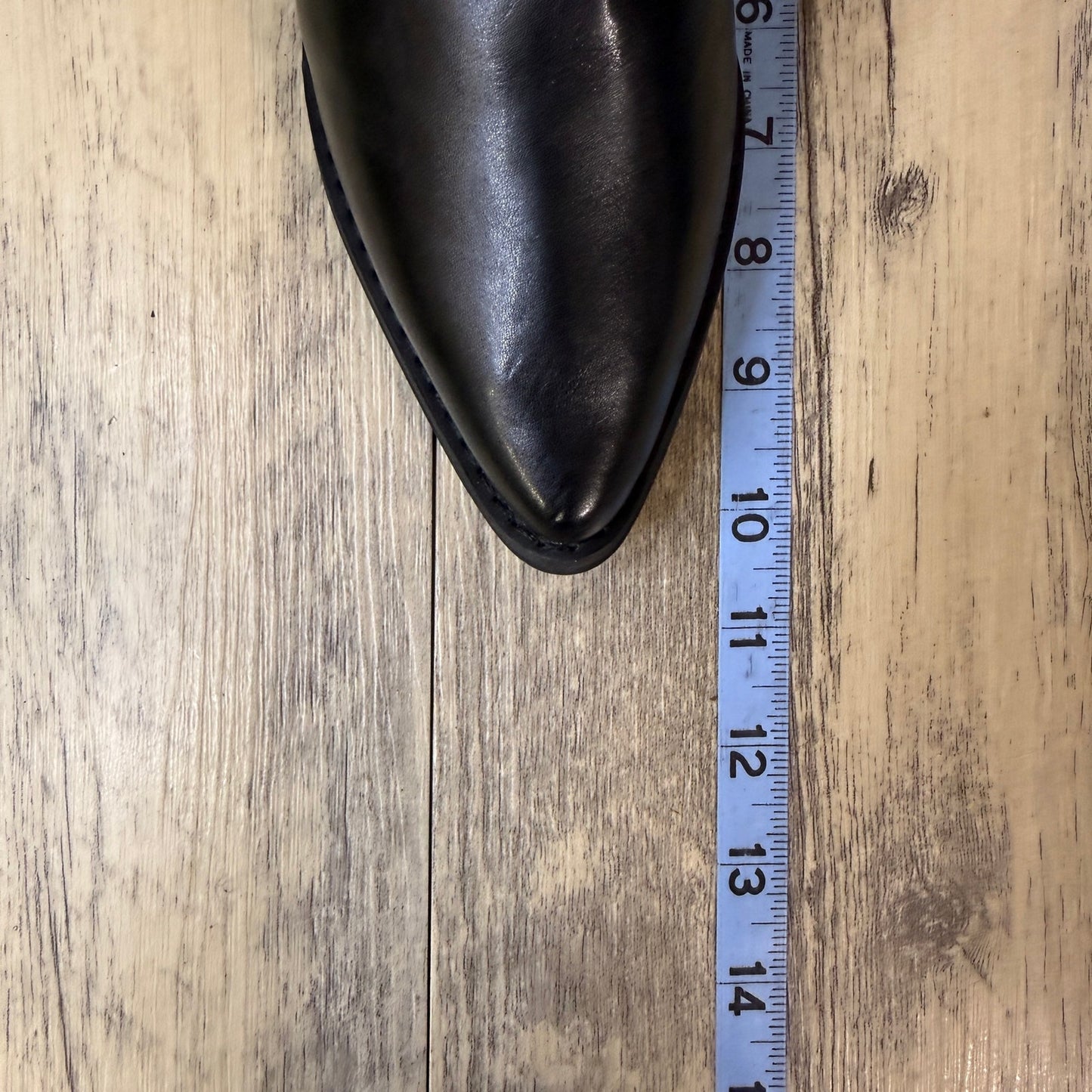 Unknown Women - Size 6 - Black/White Flame Faux Leather Western Cowboy Boots