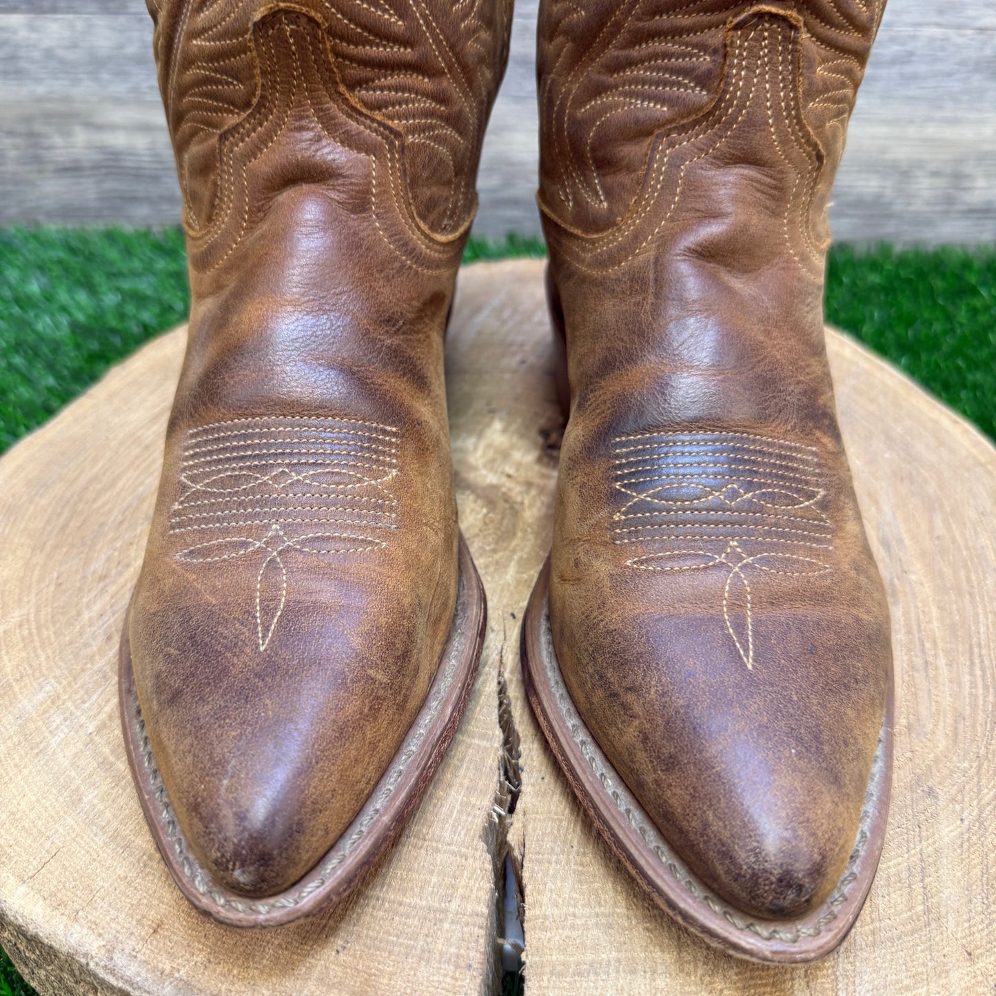 Abilene Women - Size 7M - Brown Cowboy Boots Style 9057