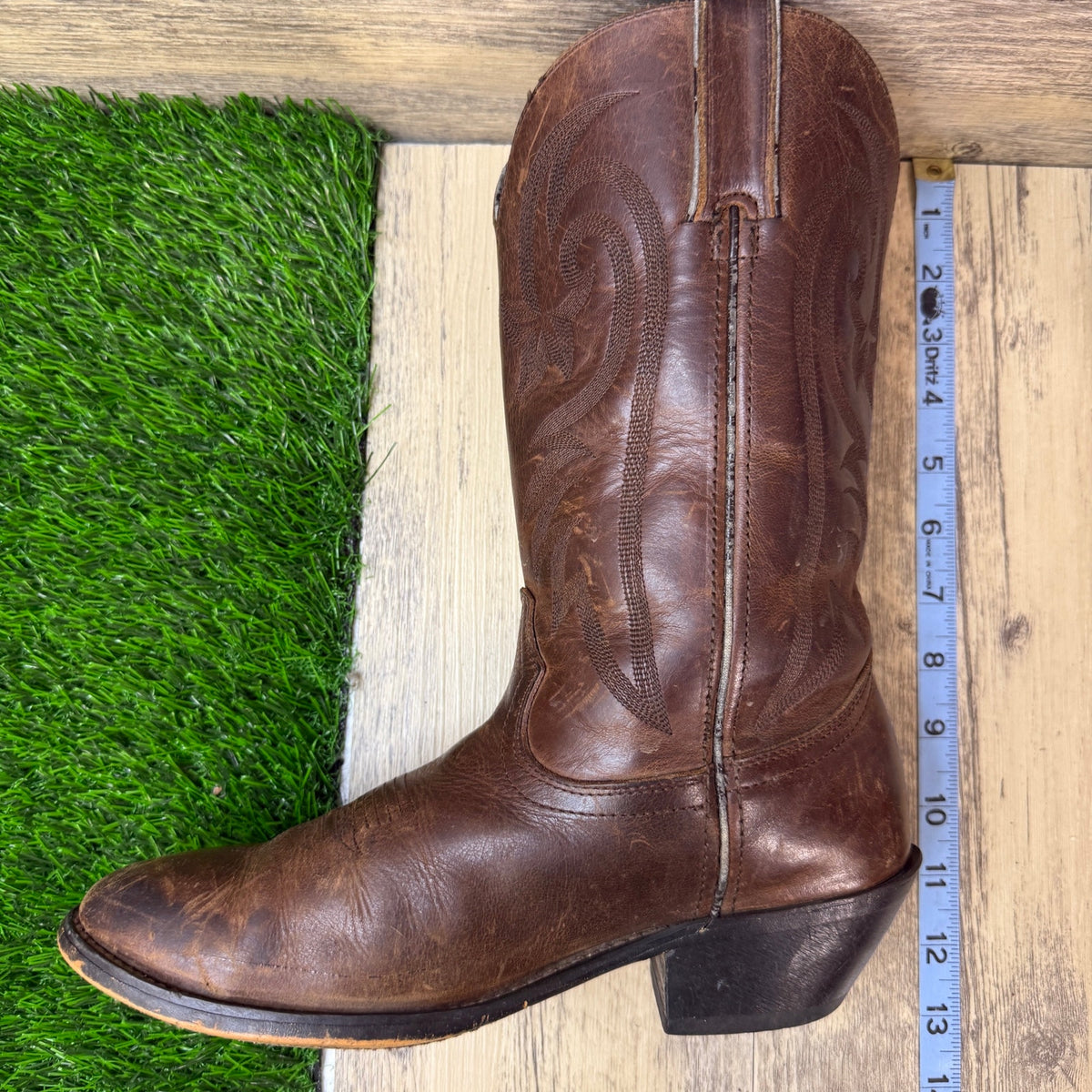 Red Head Women - Size 7.5M - Brown Western Cowboy Boots Style 55347