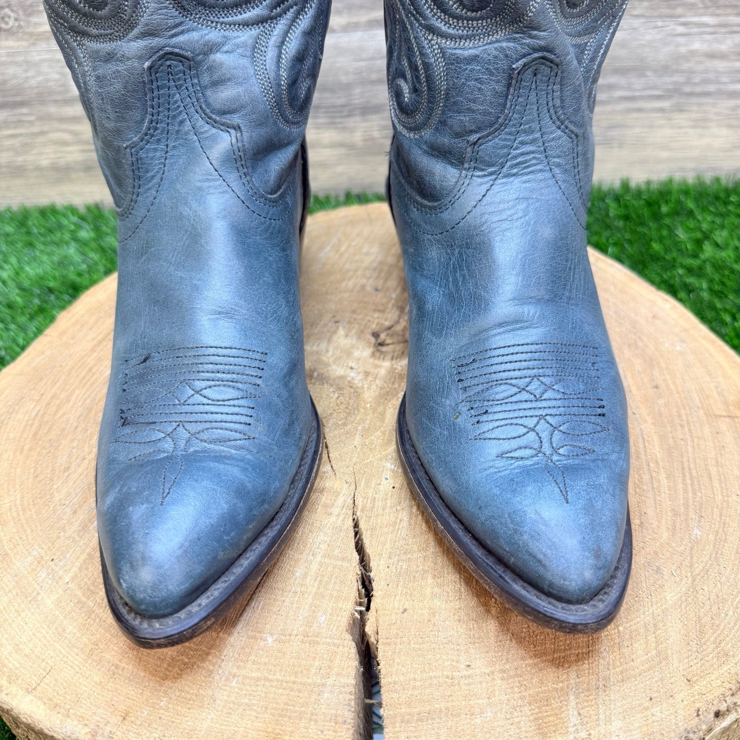 Code West Women - Size 8M - Blue Green Western Cowboy Boots