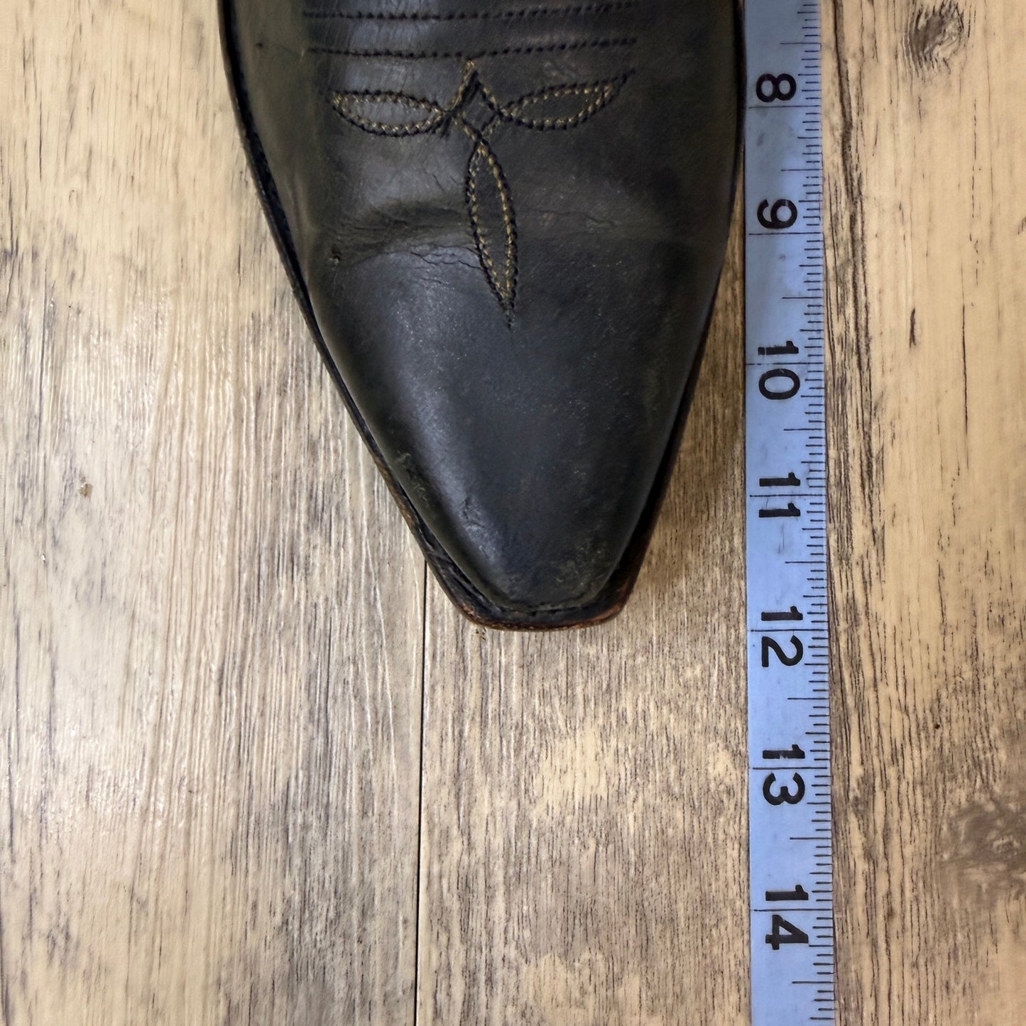 Lucchese Men - Size 9D - Black Western Cowboy Boots Style M1007