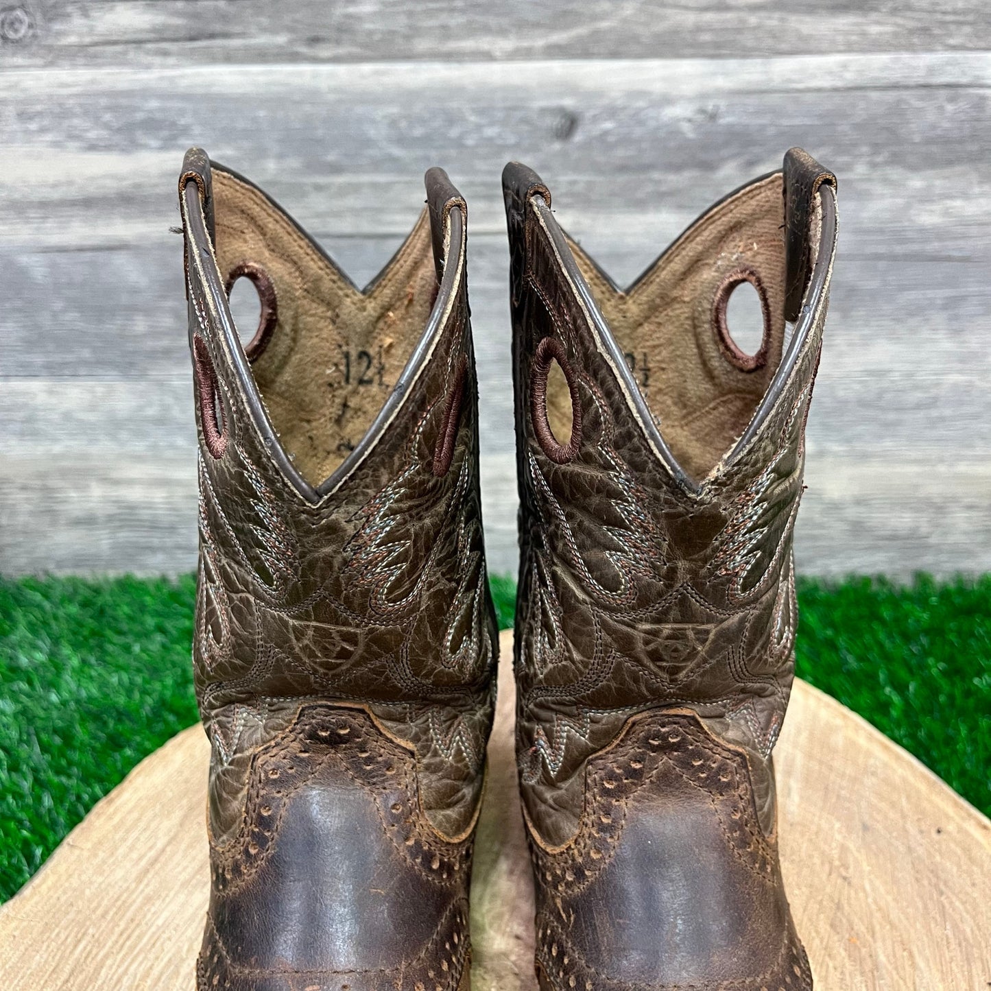 Ariat Youth - Size 12.5 - Brown Cowboy Boots Style 1000178