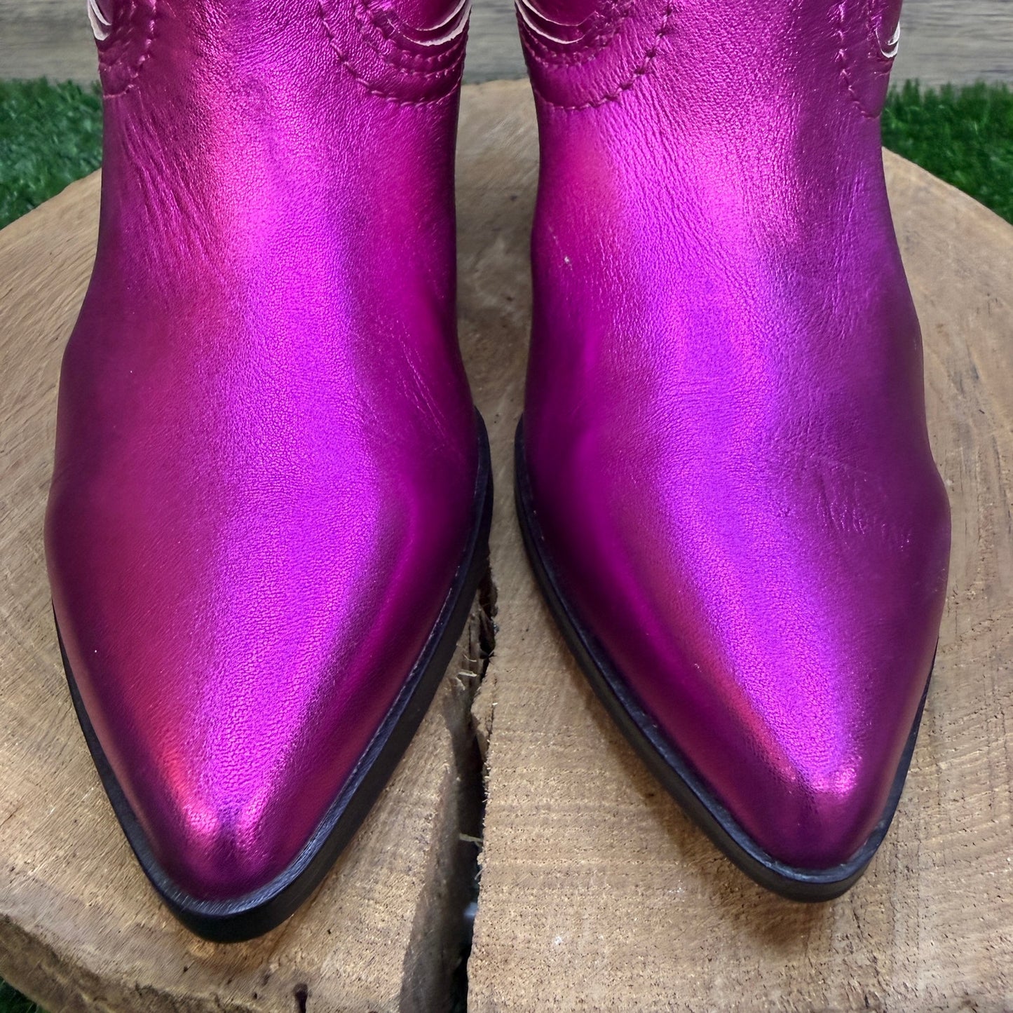 Dolce Vita Women - Size 7.5 - Hot Pink Faux Leather Boots