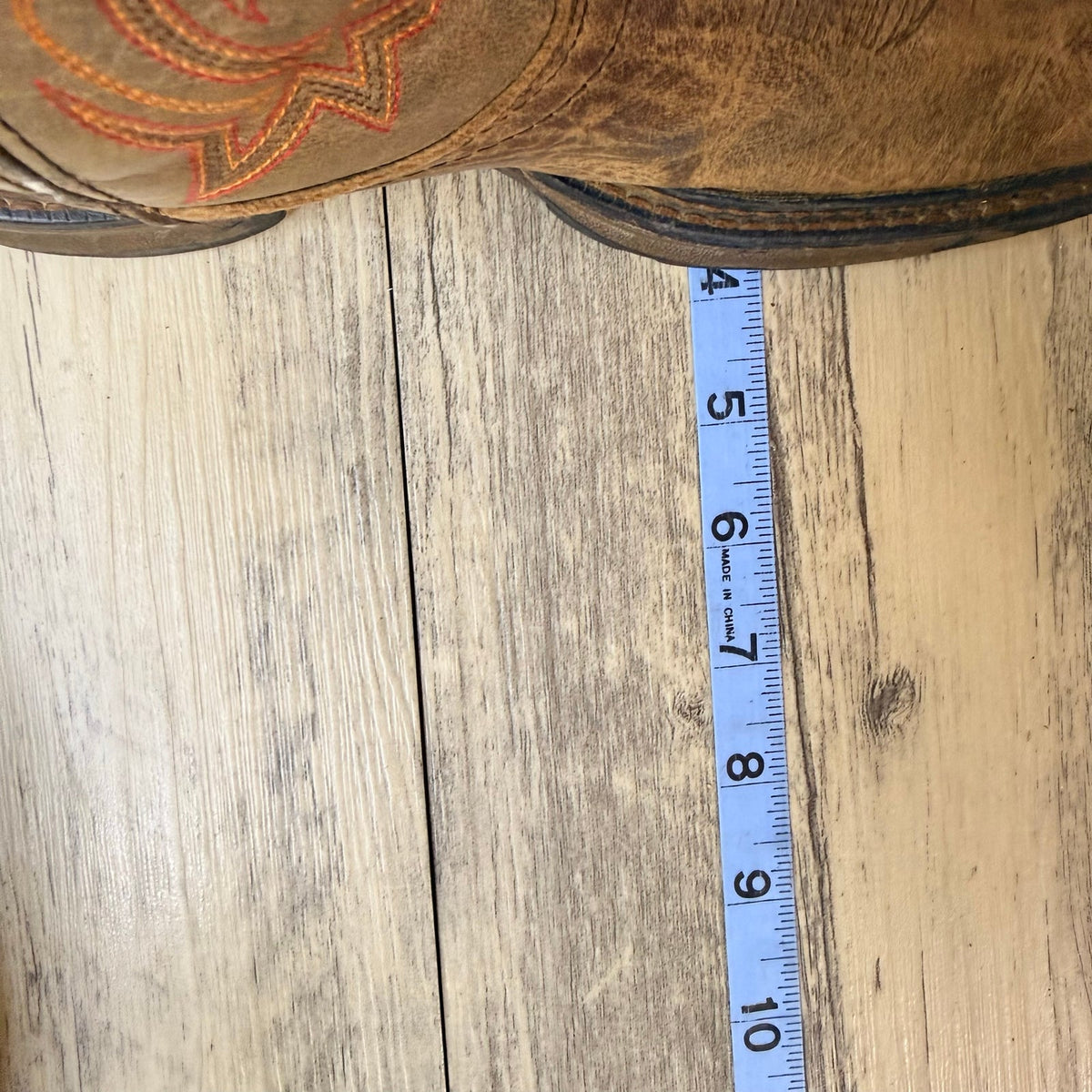 Durango Youth - Size 2M - Brown / Orange Square Toe Cowboy Boots DBT0227C