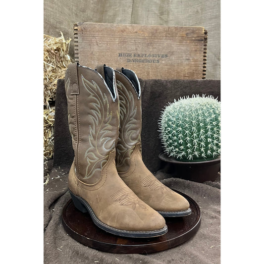 Laredo Women - Size 7M - Brown Cowboy Boots Style 5742