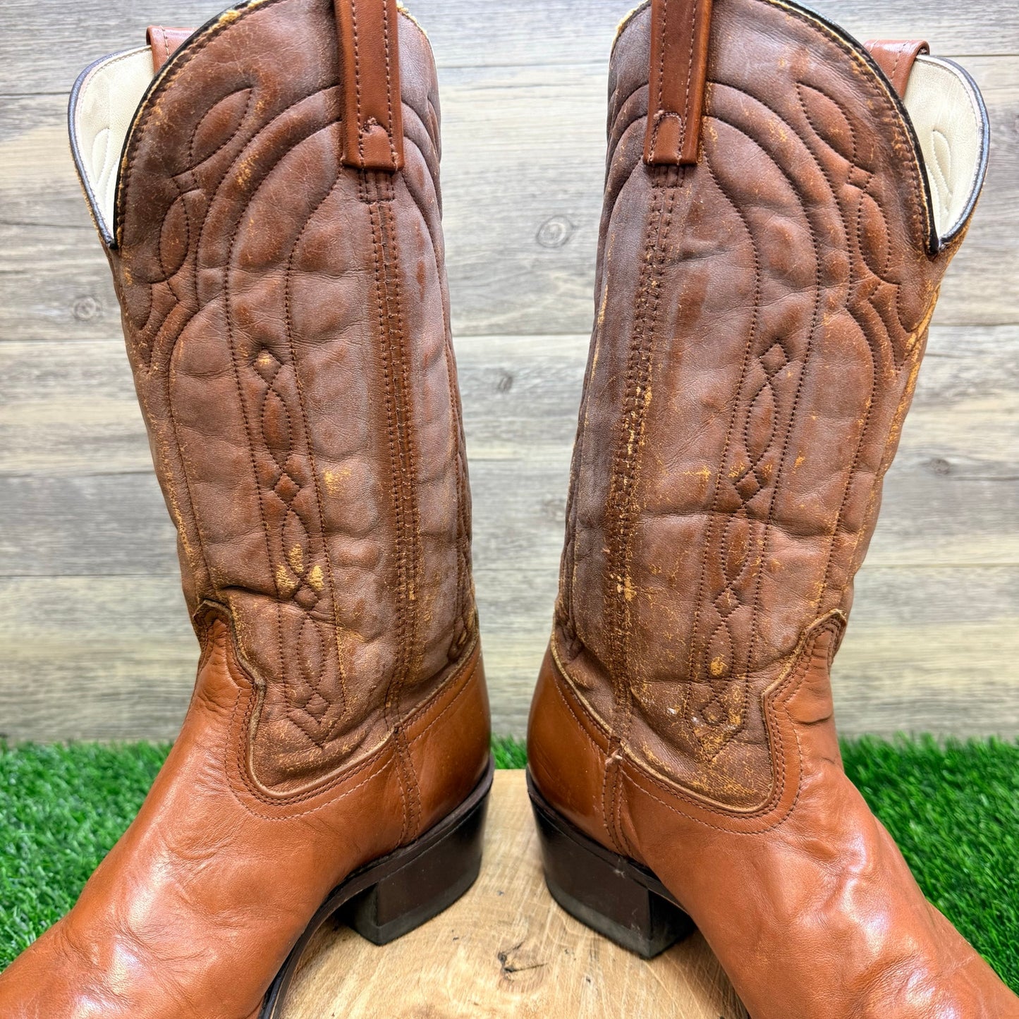 Acme Men - Size 8E - Brown Dingo Cowboy Boots 71001 5945