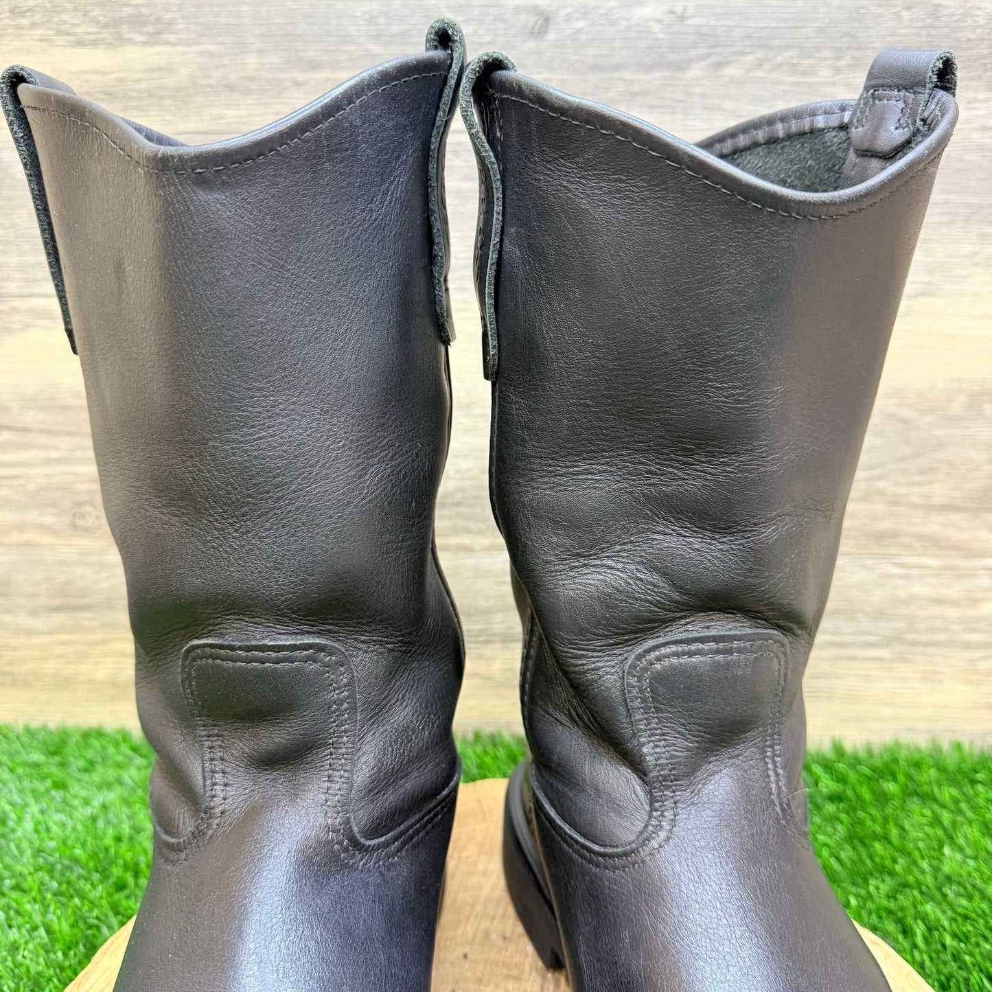 Red Wing Men - Size 9.5D - Black Pecos Work Boots 9389450