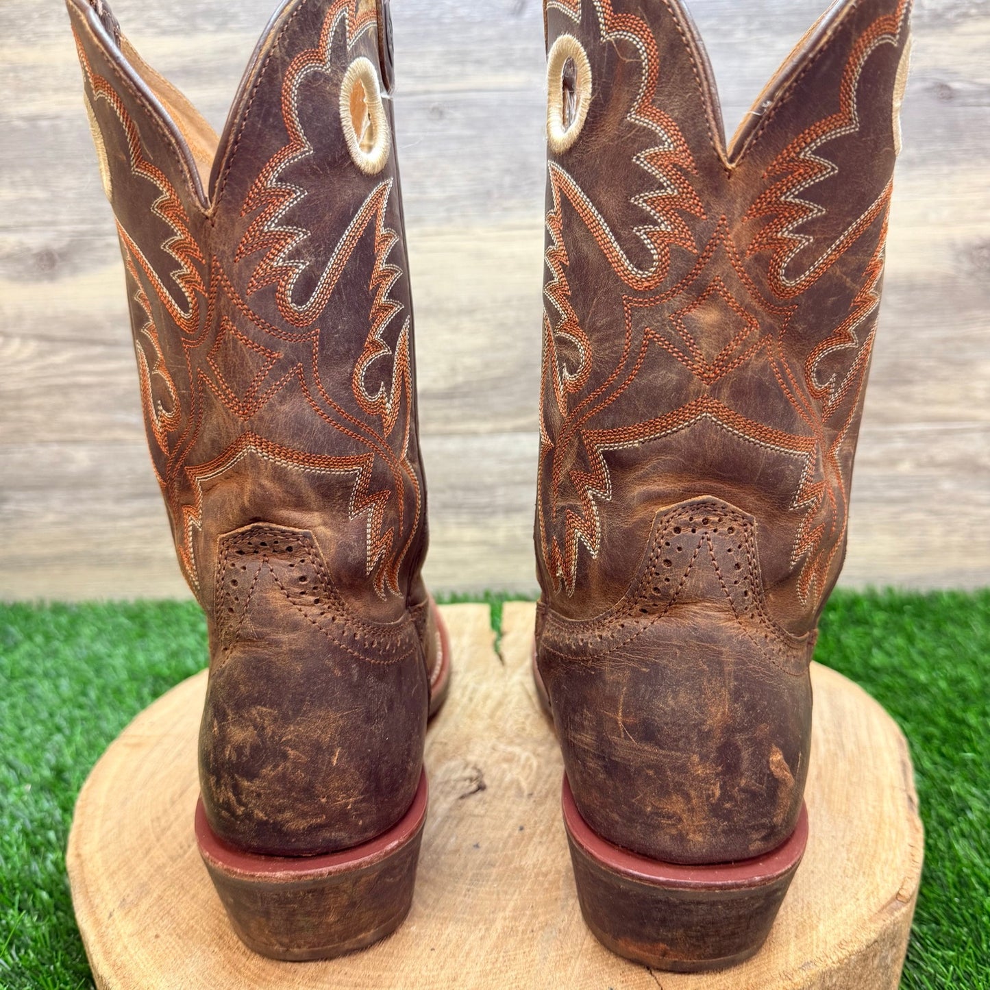 Ariat Women - Size 8.5B - Tan Heritage Rough Stock Cowboy Boots 10001594