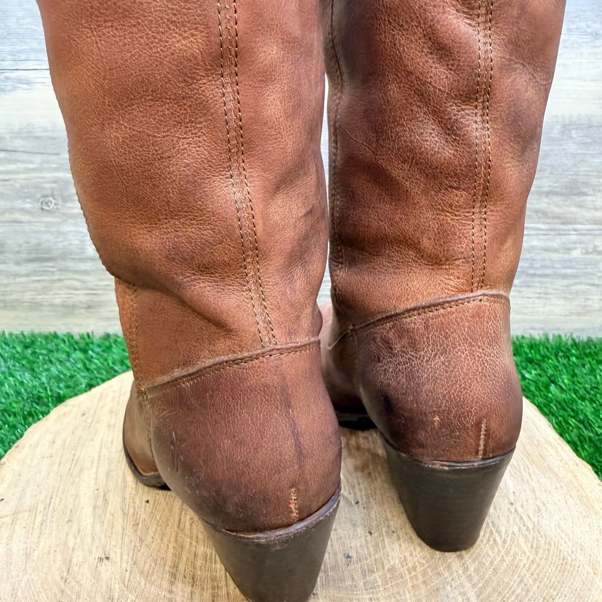 Frye Women - Size 8B - Cognac Jackie Button Tall Boots 76575