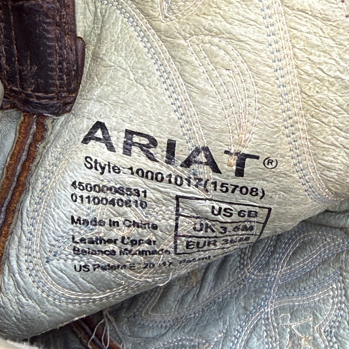 Ariat Women - Size 6B - Brown Heritage Cowboy Boots Style 10001017