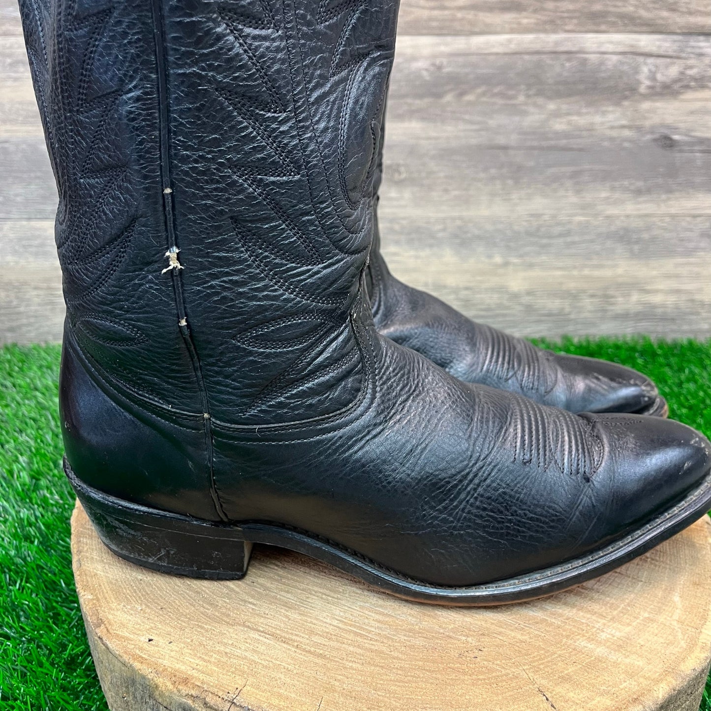 Durango Men - Size 11.5D - Black Cowboy Boots Style DB910X