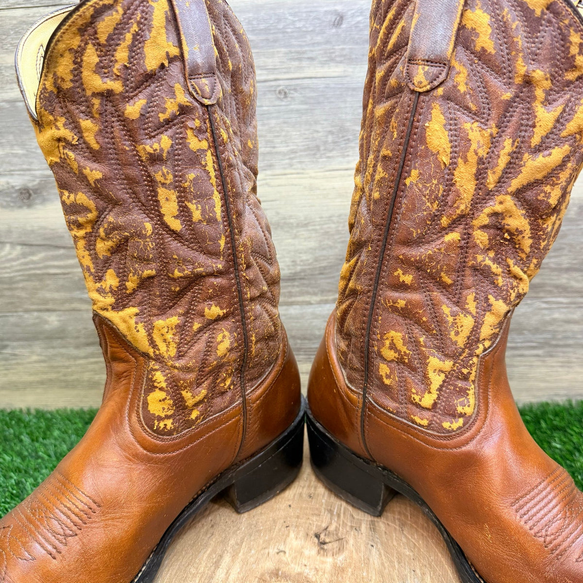 Levi’s Men - Size 10.5M - Vintage Tan Western Cowboy Boots 04782