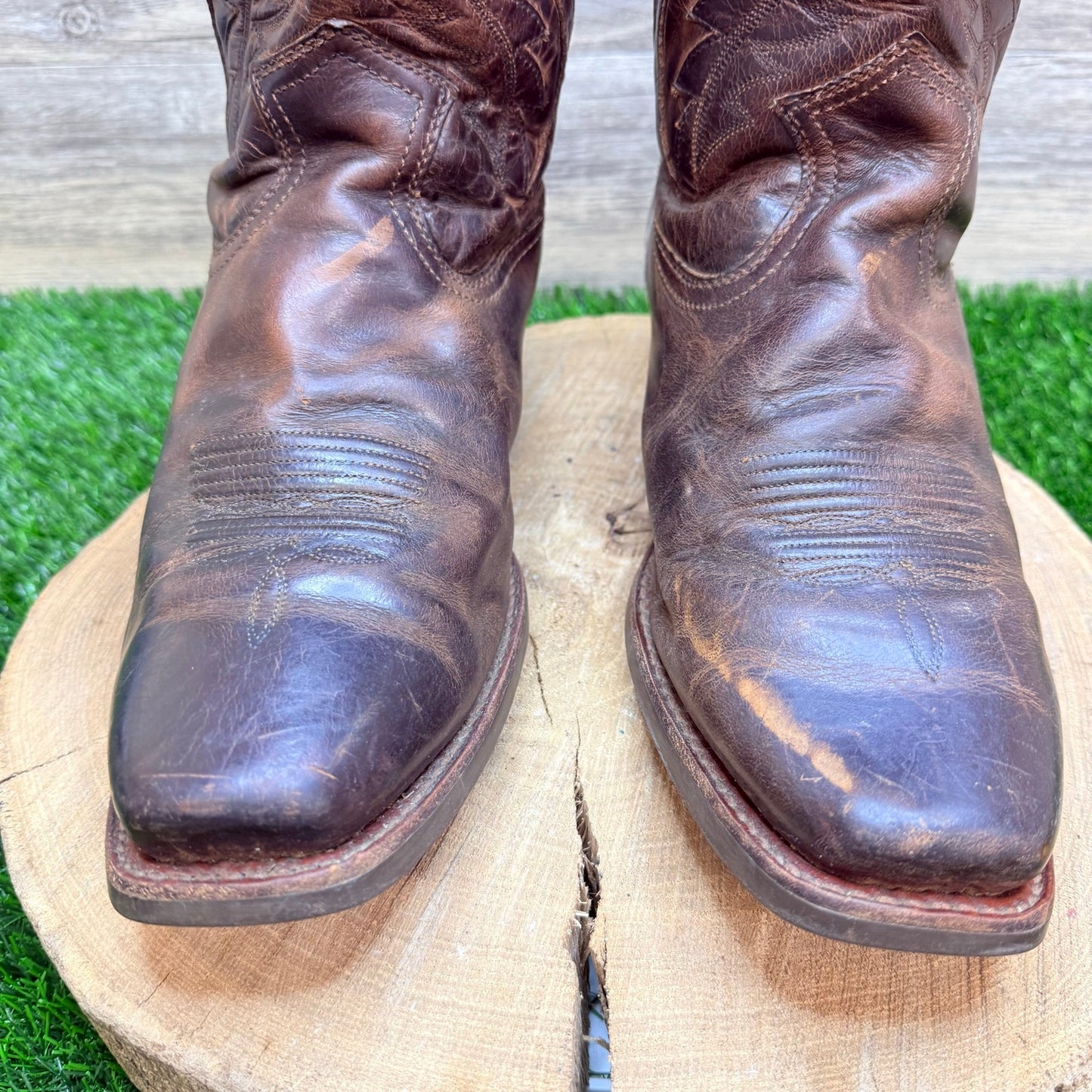 Ariat Men - Size 10EE - Brown Legend Phoenix Square Toe Cowboy Boors 10002310