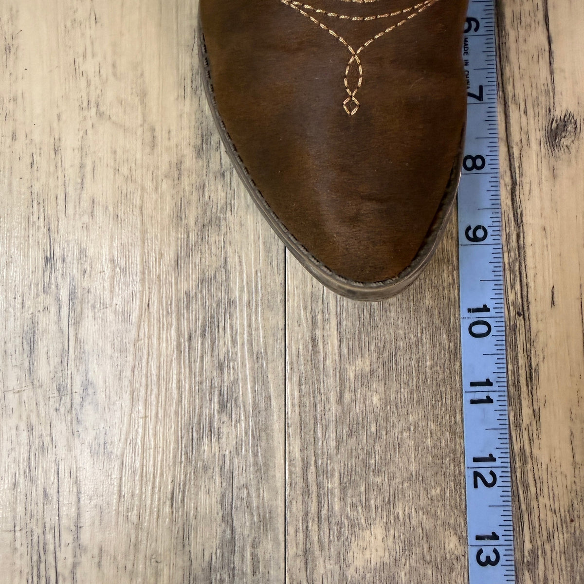 Rampage Women - Size 7M - Brown Soft Faux Leather Cowboy Boots 429105