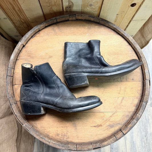 Durango Men - Size 9EE - Black Ankle Zipper Boots TR820