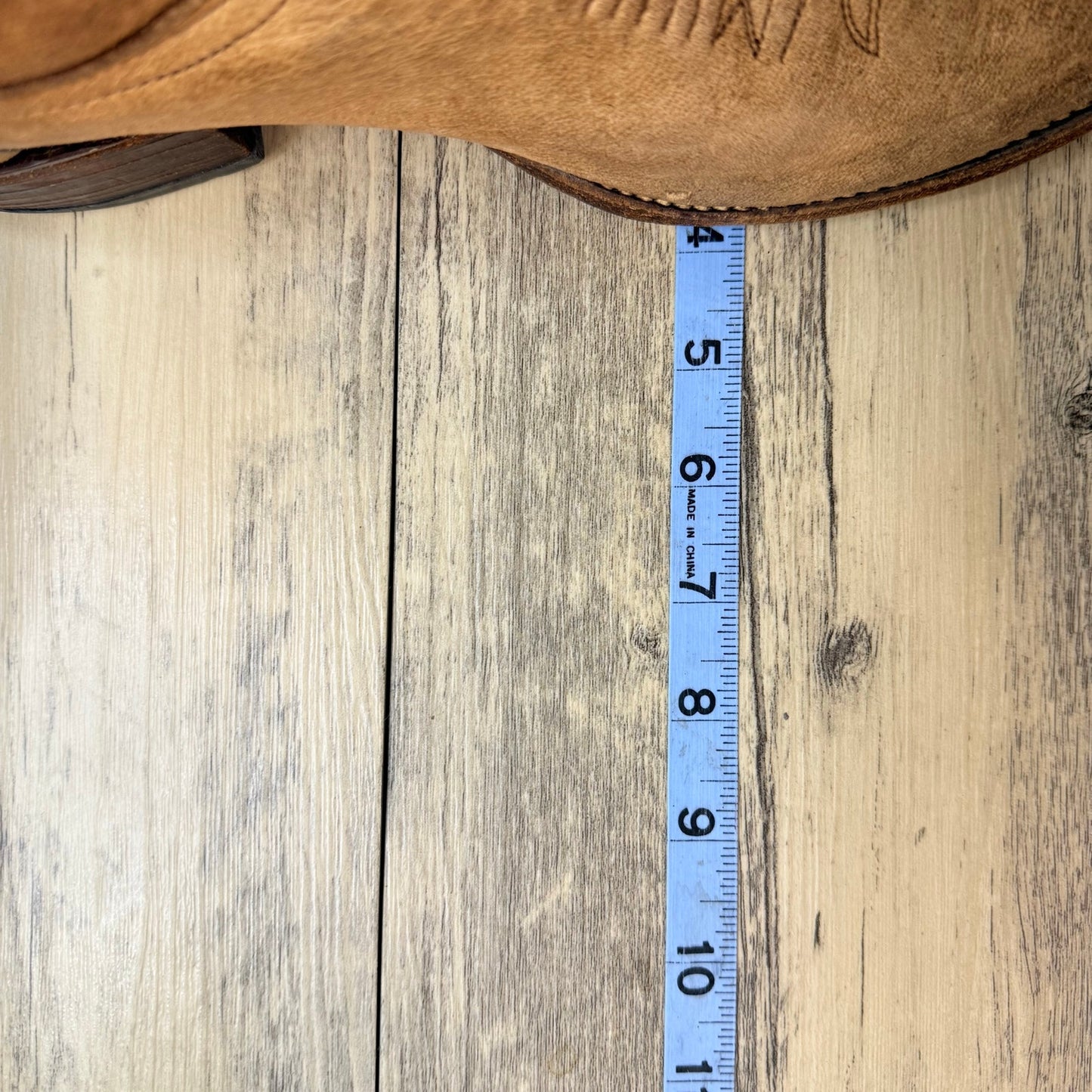 Dan Post Men - Size 9.5D - Vintage Tan Western Cowboy Boots 6557