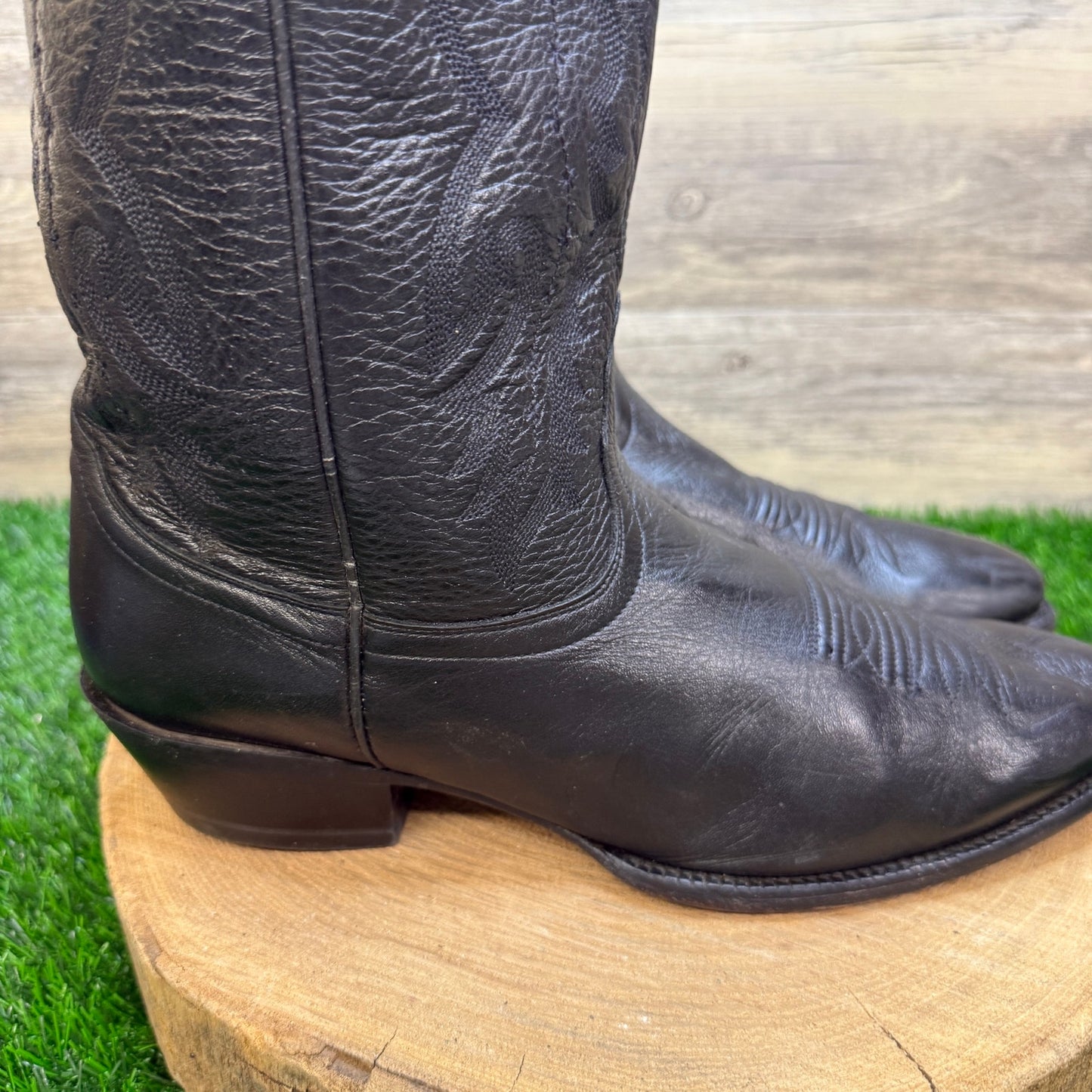 Nocona Men - Size 11.5D - Black Imperial Western Cowboy Boots Style NB2005