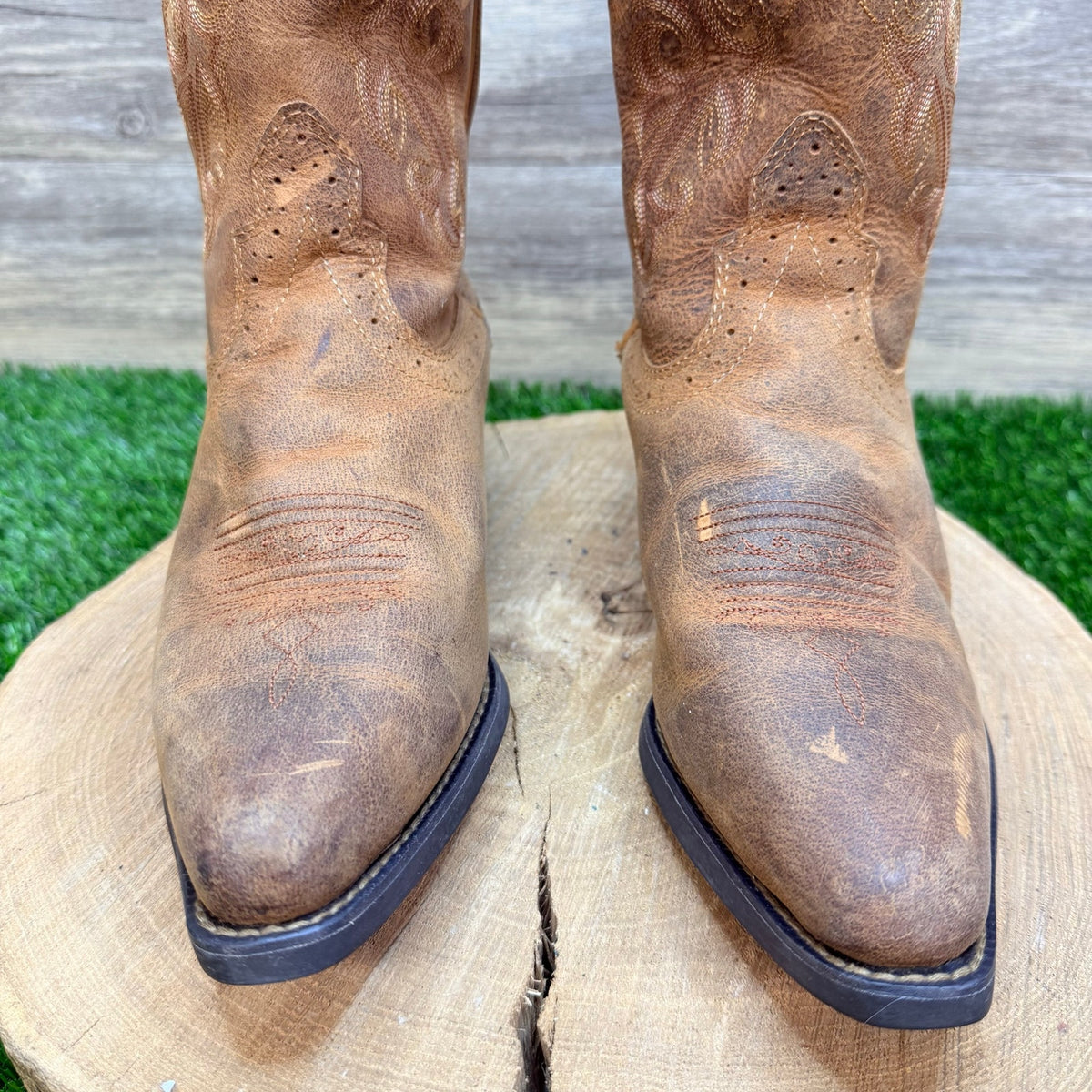 Justin Women - Size 8B - Brown McKayla Western Cowboy Boots L2561