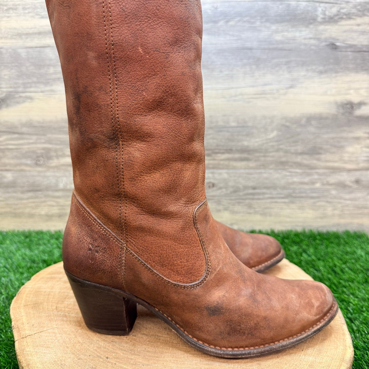 Frye Women - Size 8B - Cognac Jackie Button Tall Boots 76575