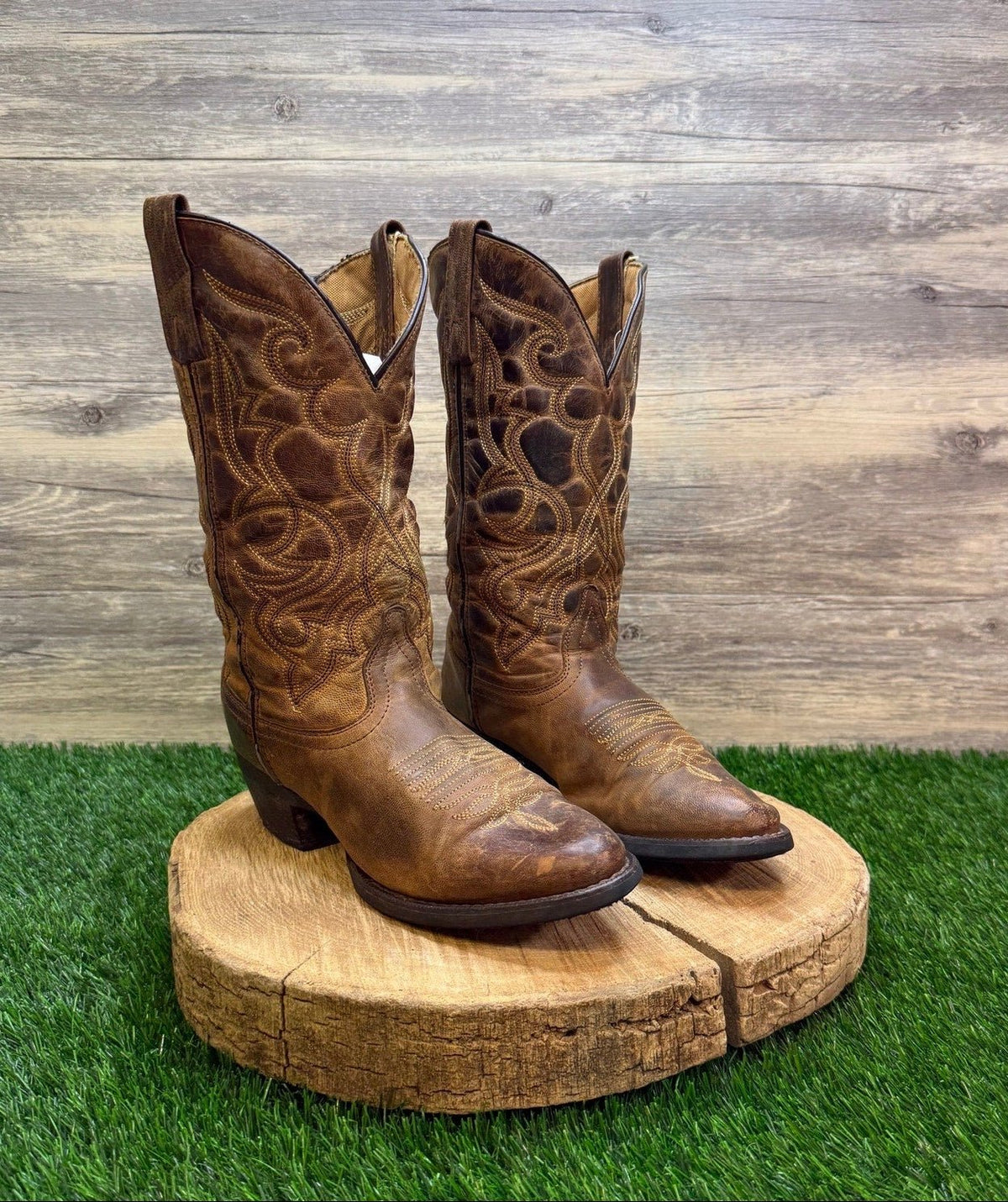 Laredo Women - Size 7M - Brown Western Cowboy Boots Style 51112