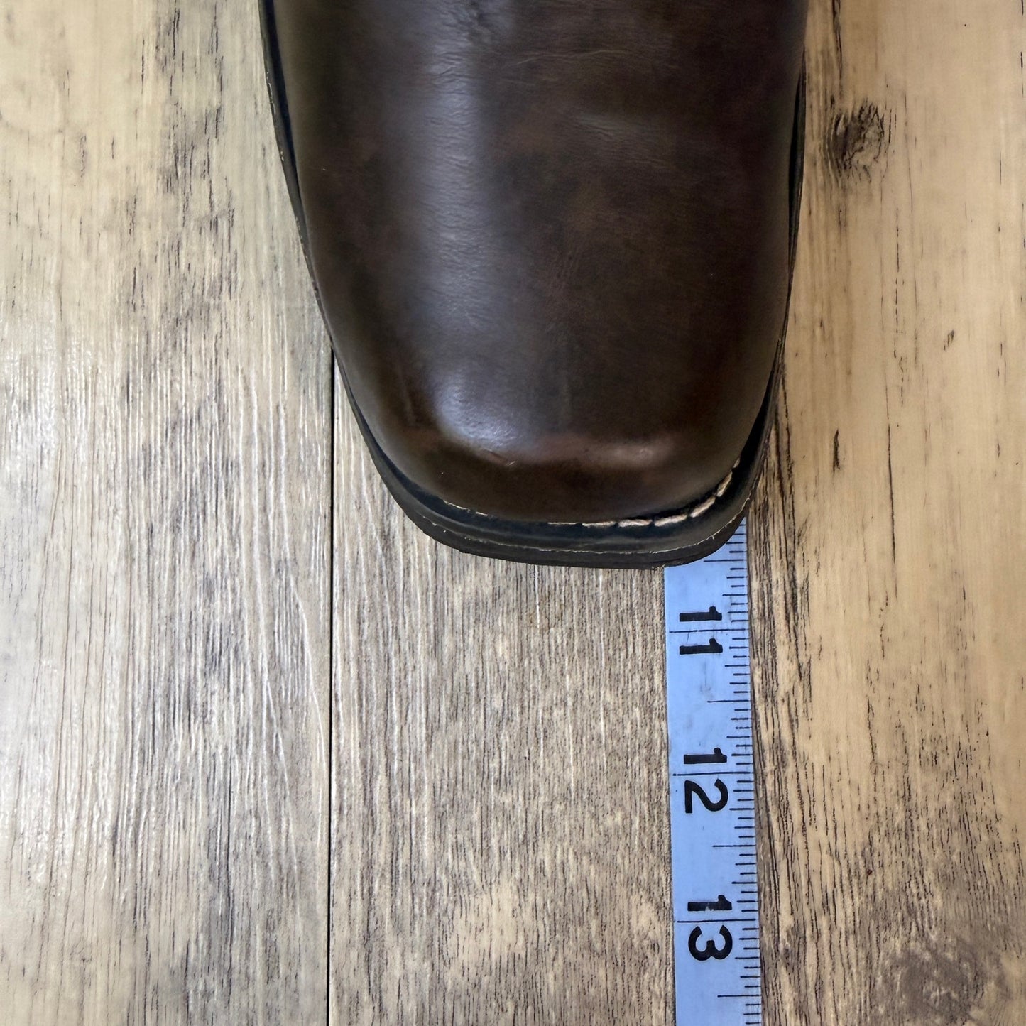 Decree Women - Size 8M - Dark Brown Harness Faux Leather Moto Boots 7412