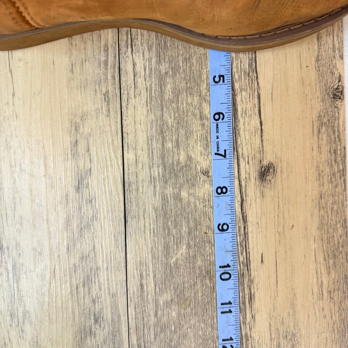 Brazos Men - Size 8.5M - Tan Suede Western Cowboy Boots MW1002