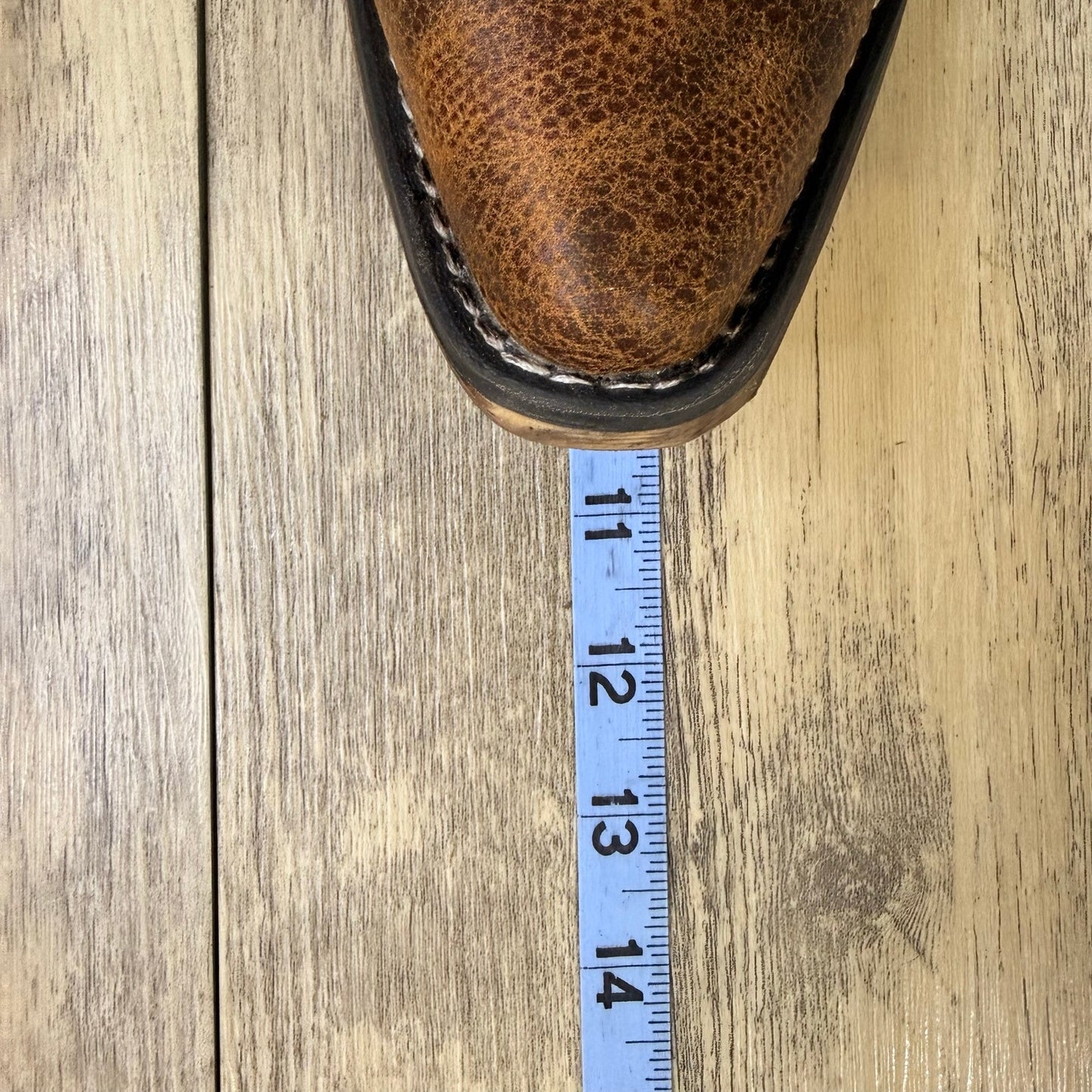Roper Women - Size 7.5 - Distressed Brown Ankle Faux Zipper Boots